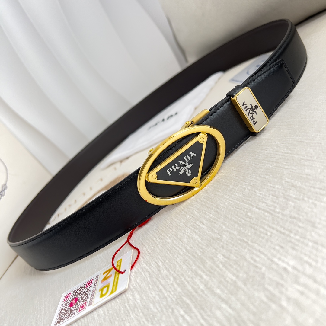 Prada Men Belt Width 3.5cm