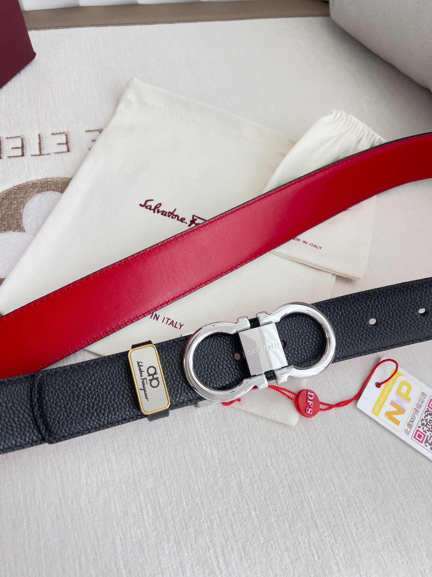 Ferragamo Men Belt Width 3.5cm