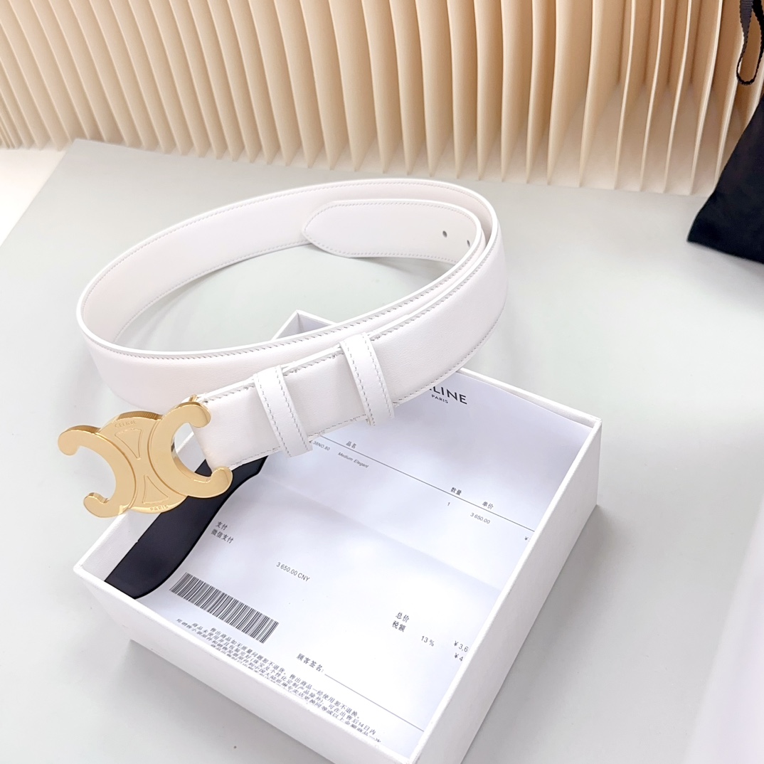 Celine Women Belt Width 3.4cm