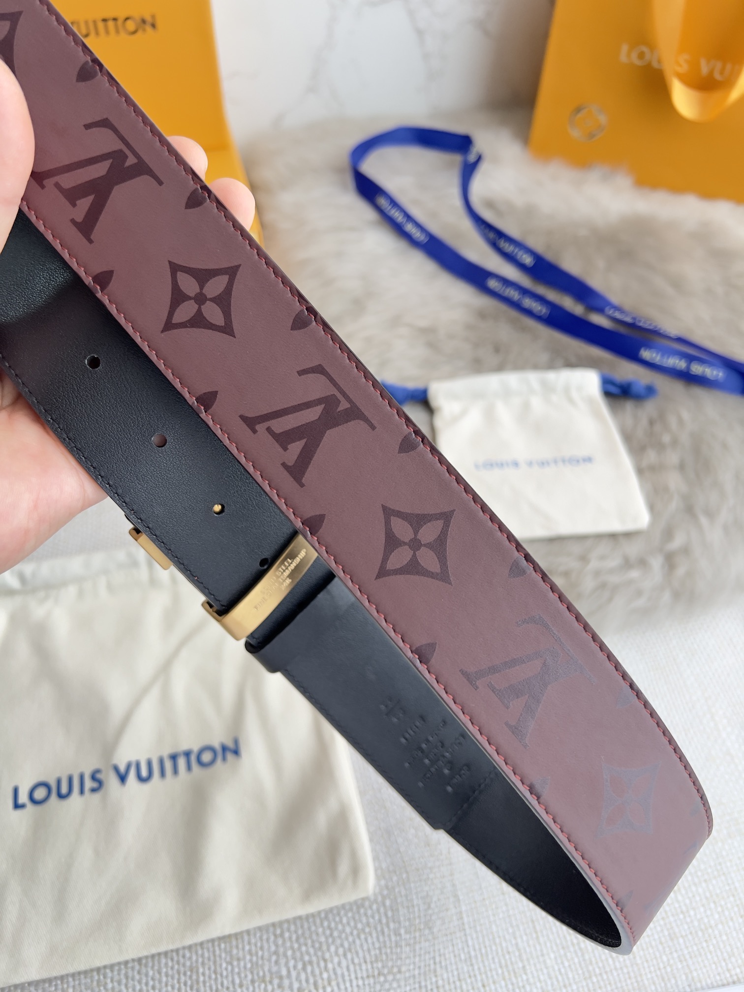Louis Vuitton Men Belt Width 3.8cm