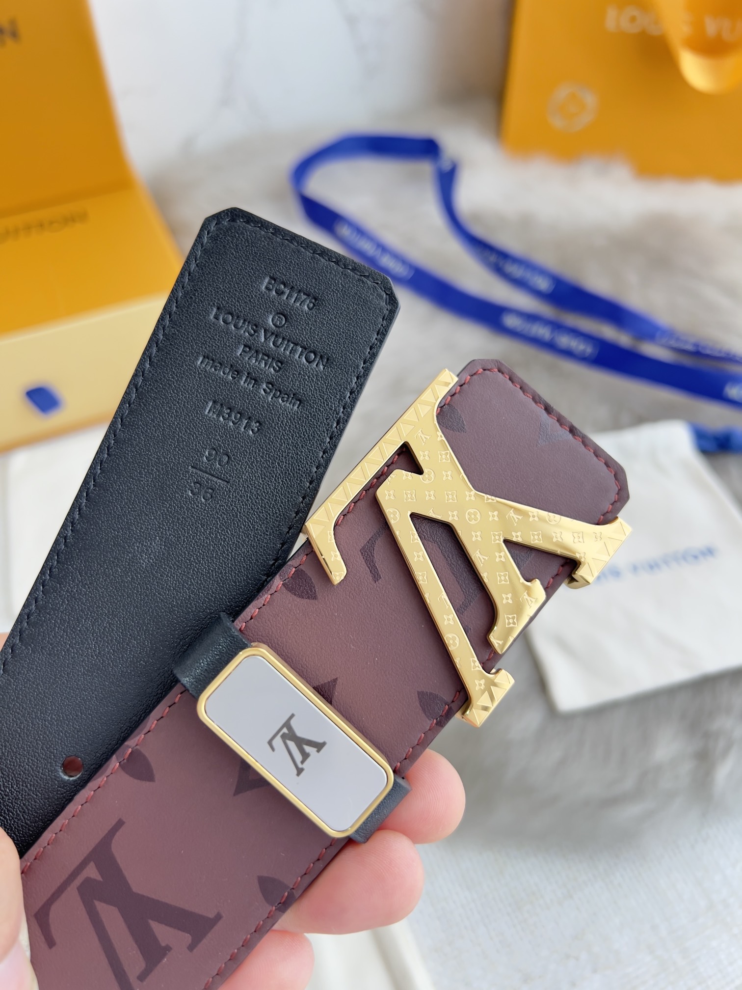 Louis Vuitton Men Belt Width 3.8cm