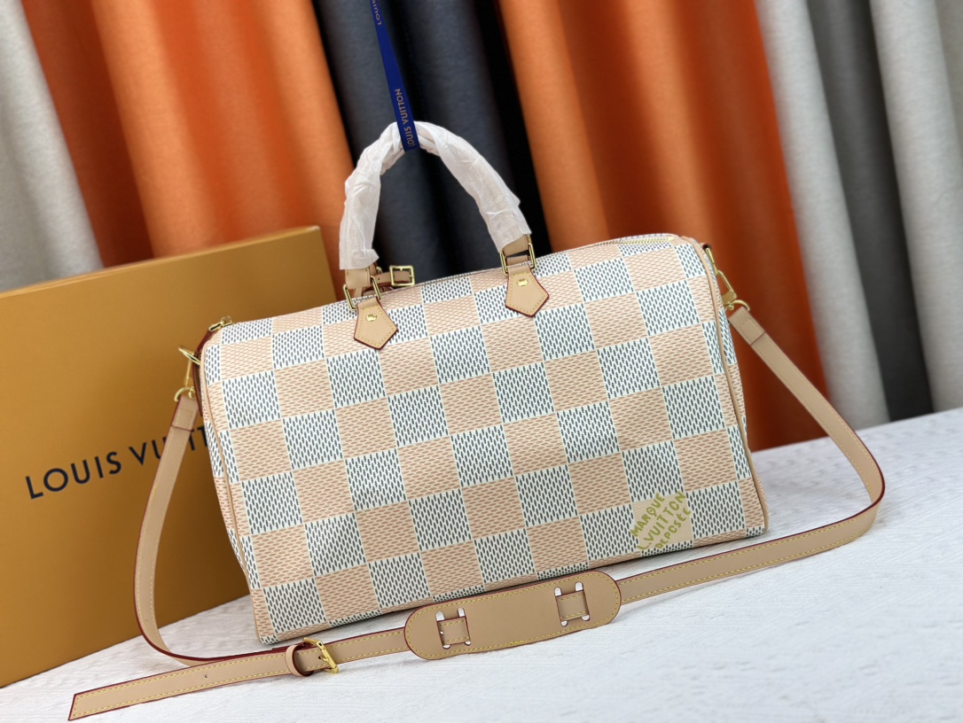 Louis Vuitton M24422 Speedy P9 Bandoulière 40 Monogram Leather Pharrell Williams Travel Bags Size 40*26*23cm
