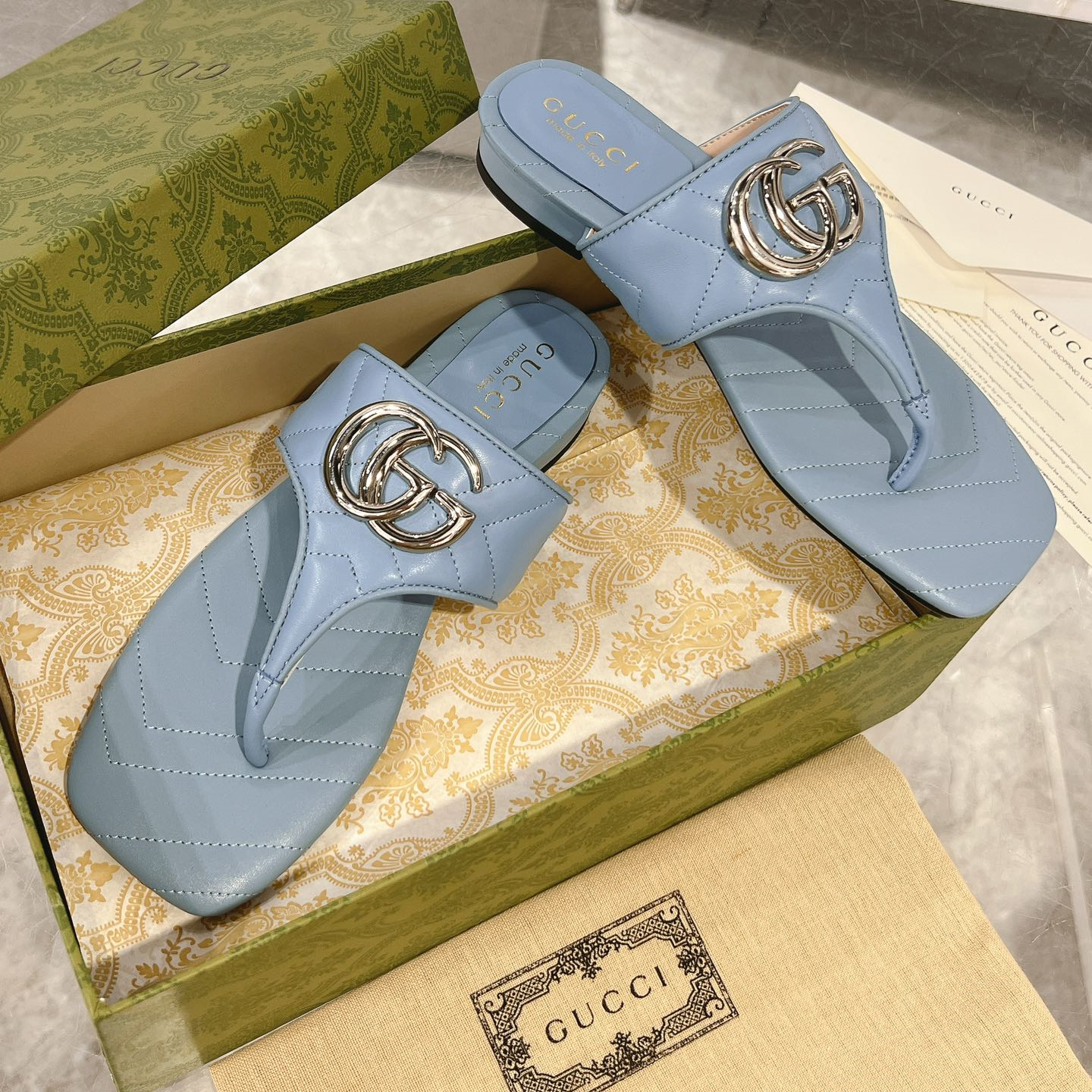 Gucci GG Marmont Slippers Size 36-41