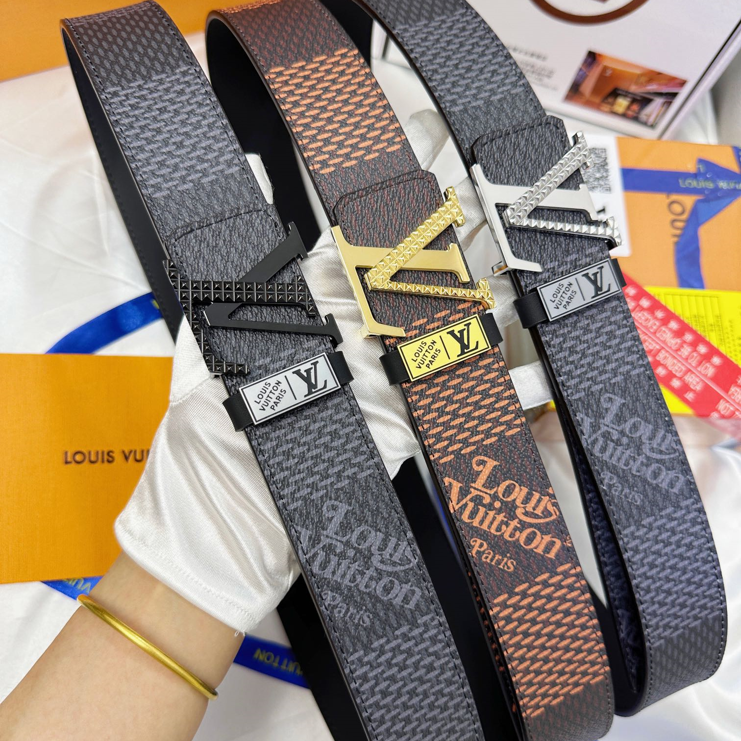 Louis Vuitton Men Belt Width 3.8cm