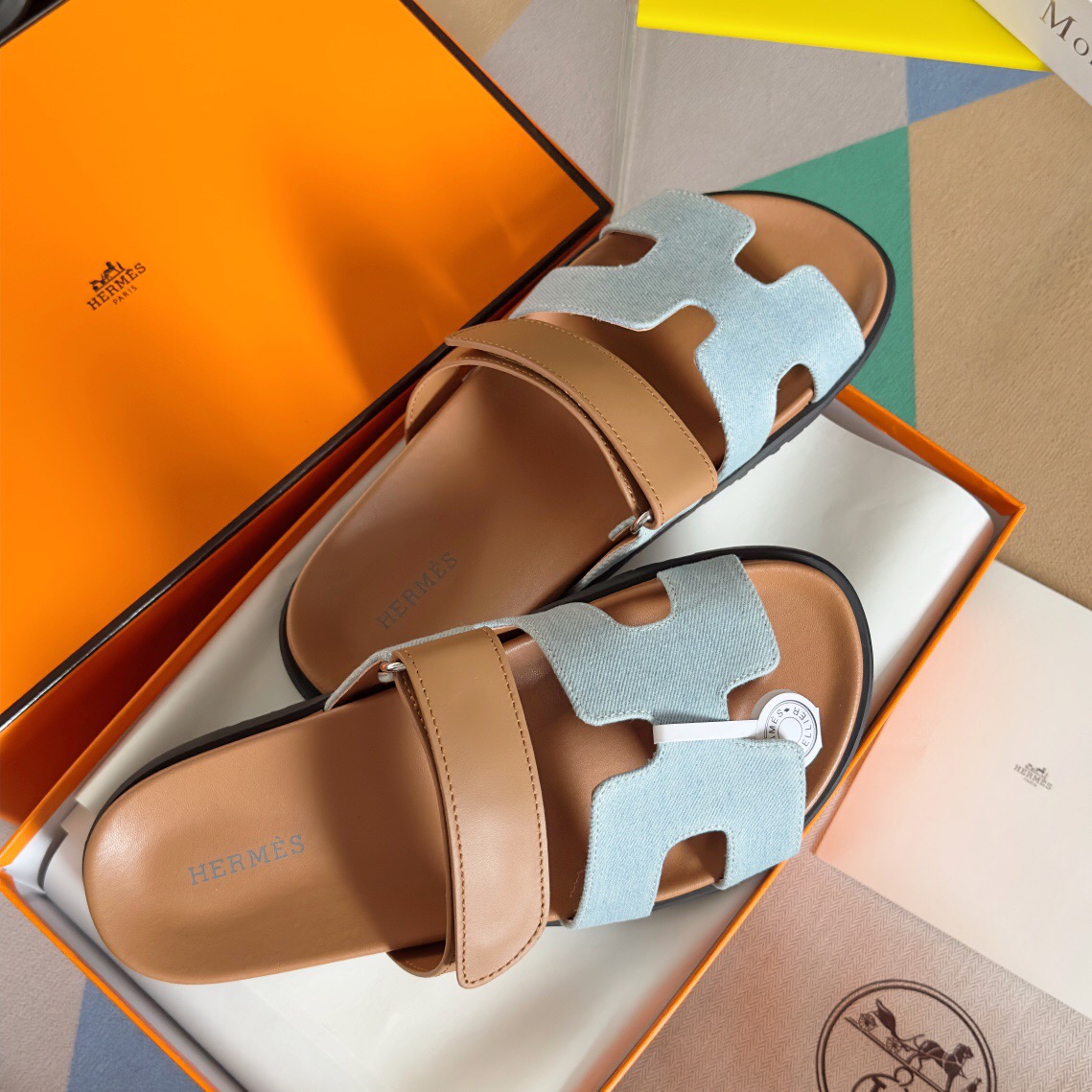 Hermes chypre Slippers Size 36-45