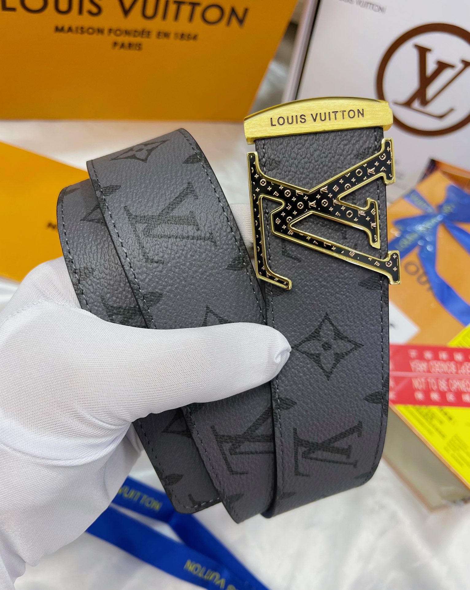 Louis Vuitton Men Belt Width 3.8cm