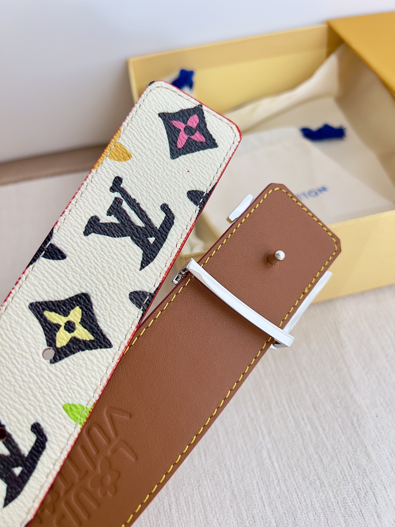 Louis Vuitton Men Belt Width 3.8cm