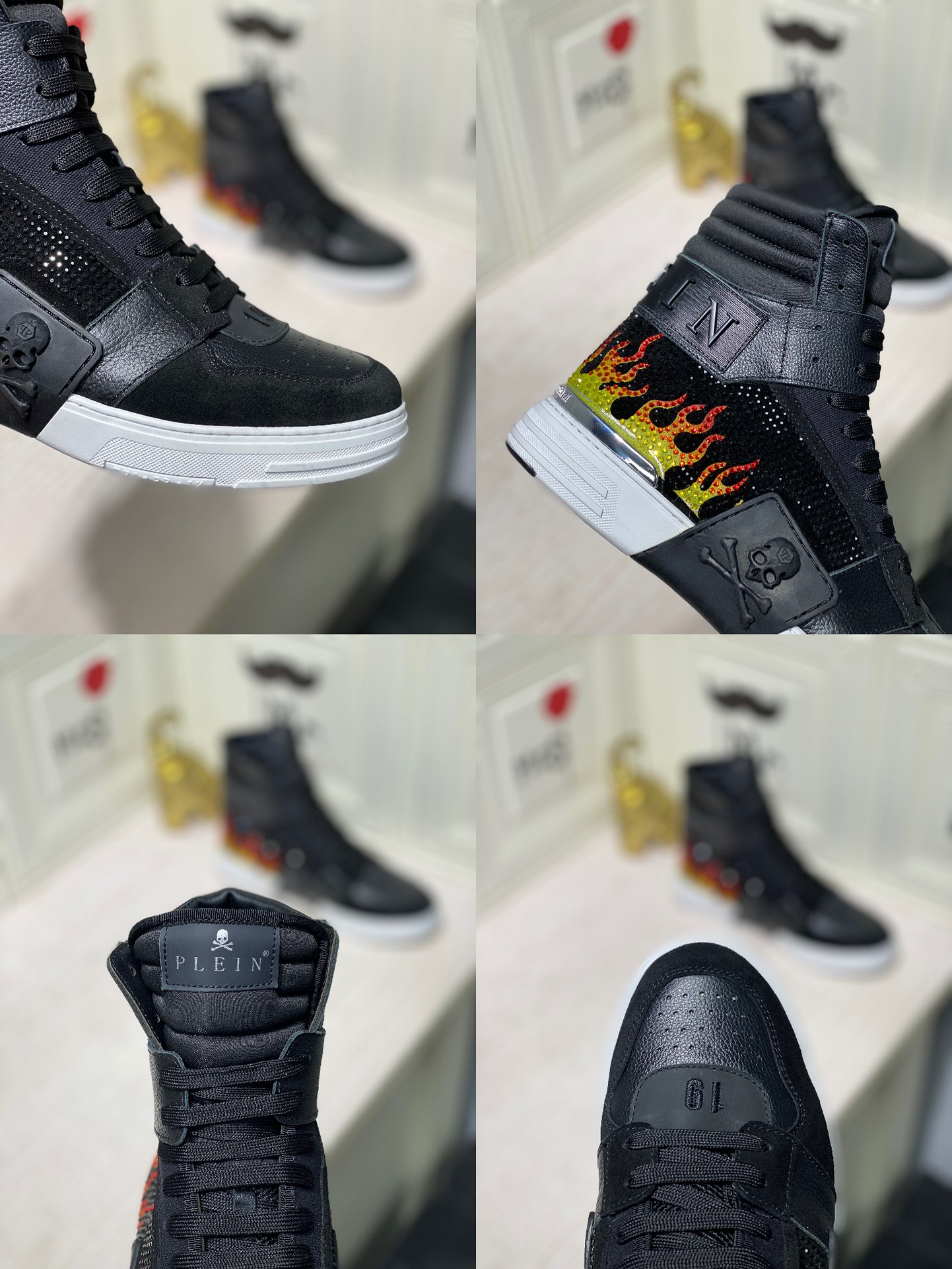 Philipp Plein Mens Outdoor Sneakers Shoes 38 - 45