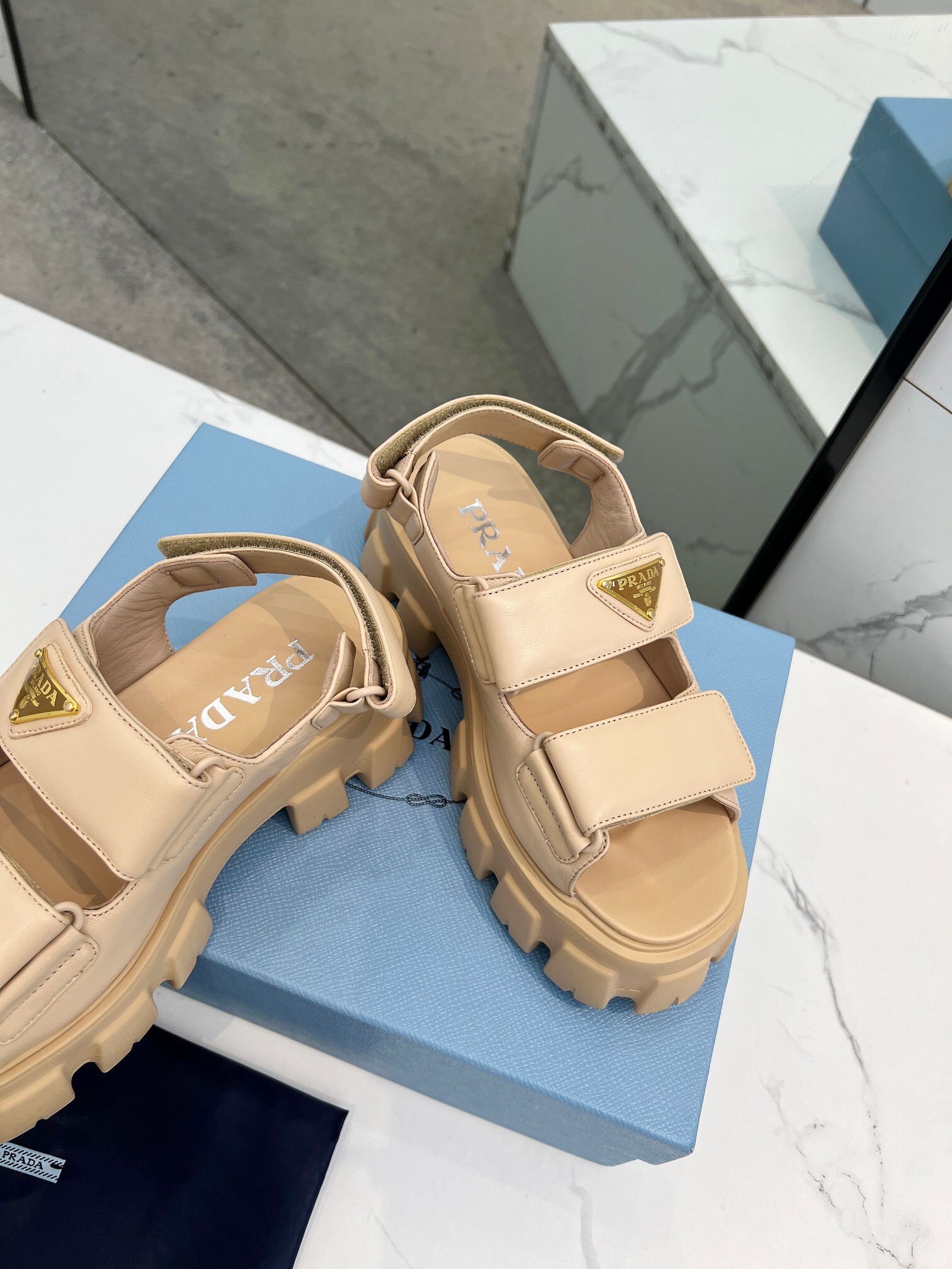 Prada 2024 New Monolith sandals Size 36-41