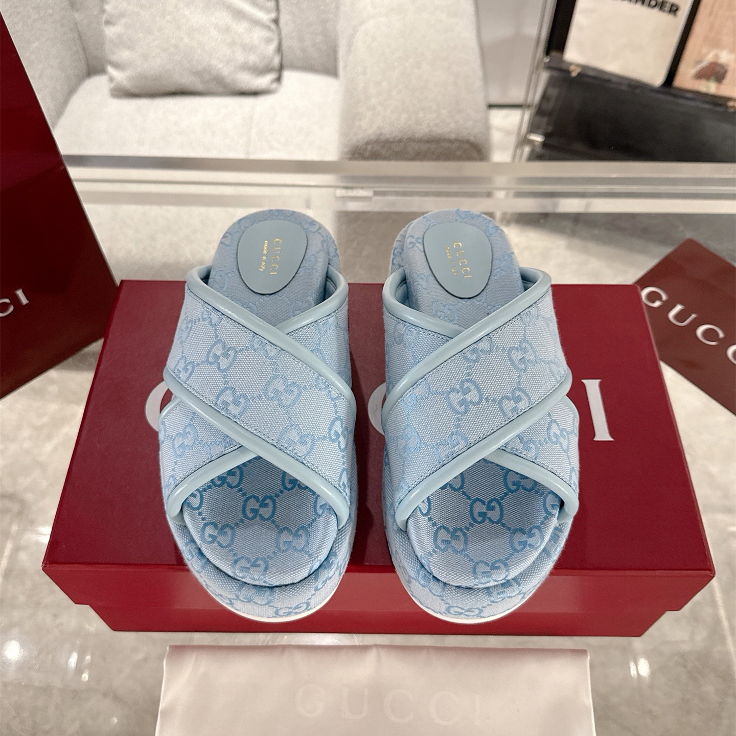 Gucci Platform Sandal Slippers Size 36-44