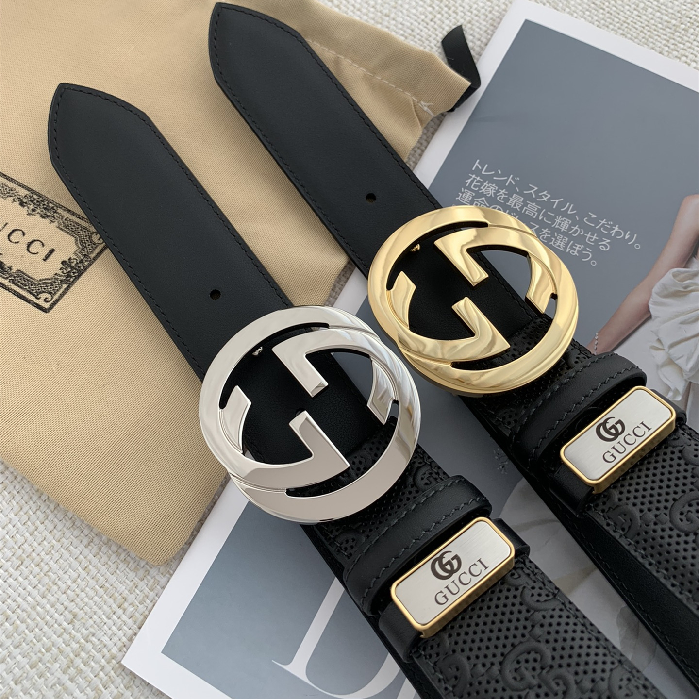 Gucci Men Belt Width 3.8cm