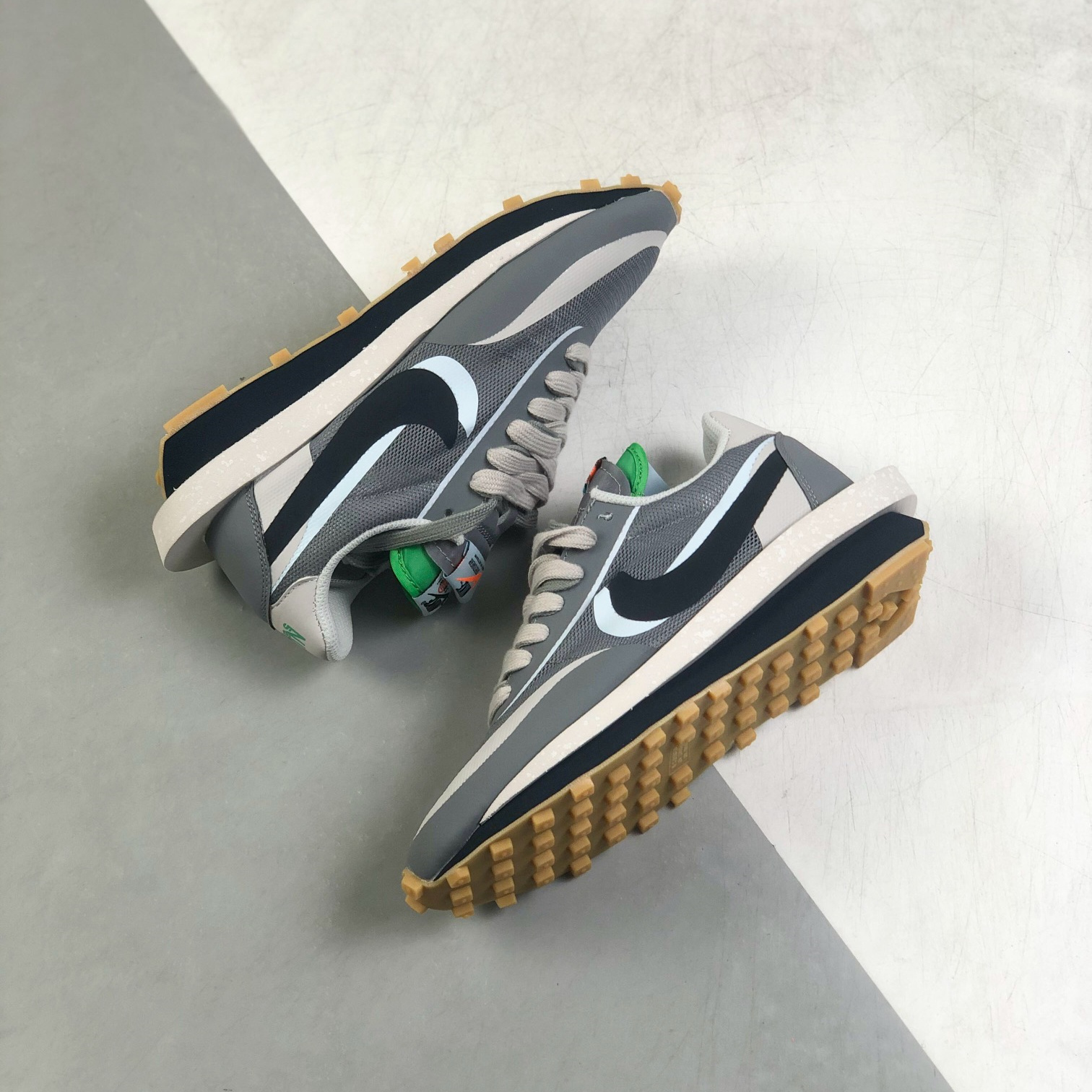 Nike x Sacai LDV Waffle Sneakers Shoes Black Mens/Women 36 - 46