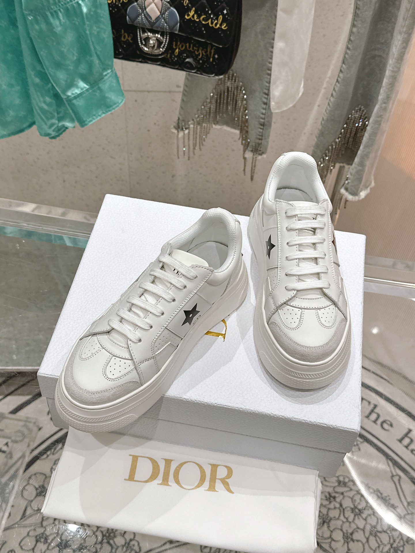 Dior Star Sneaker mit Plateausohle Size 36-41