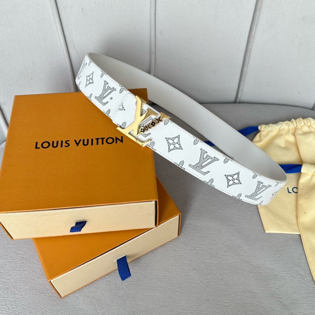 Louis Vuitton Men Belt Width 4cm