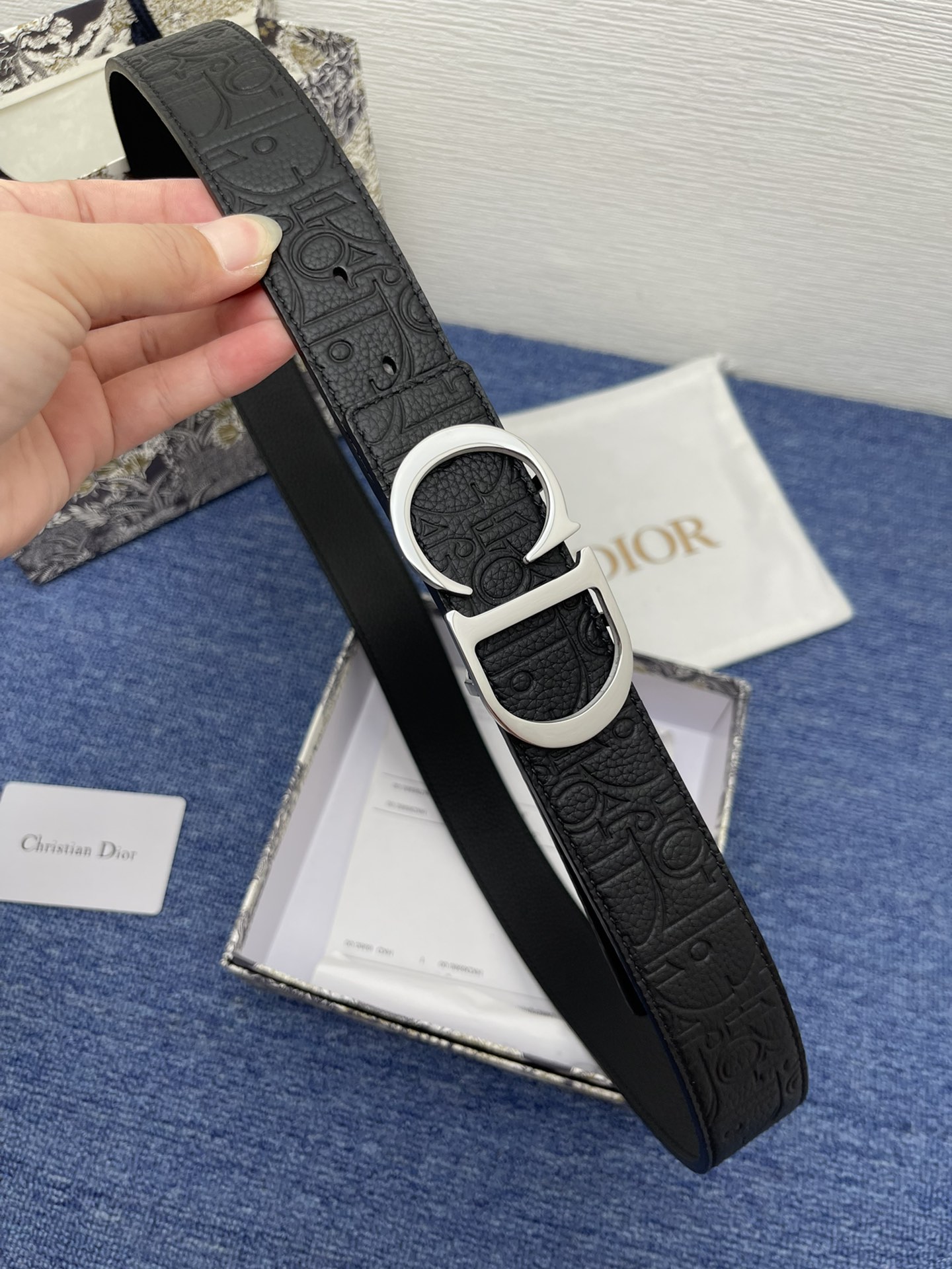 Dior Men Belt Width 3.5cm