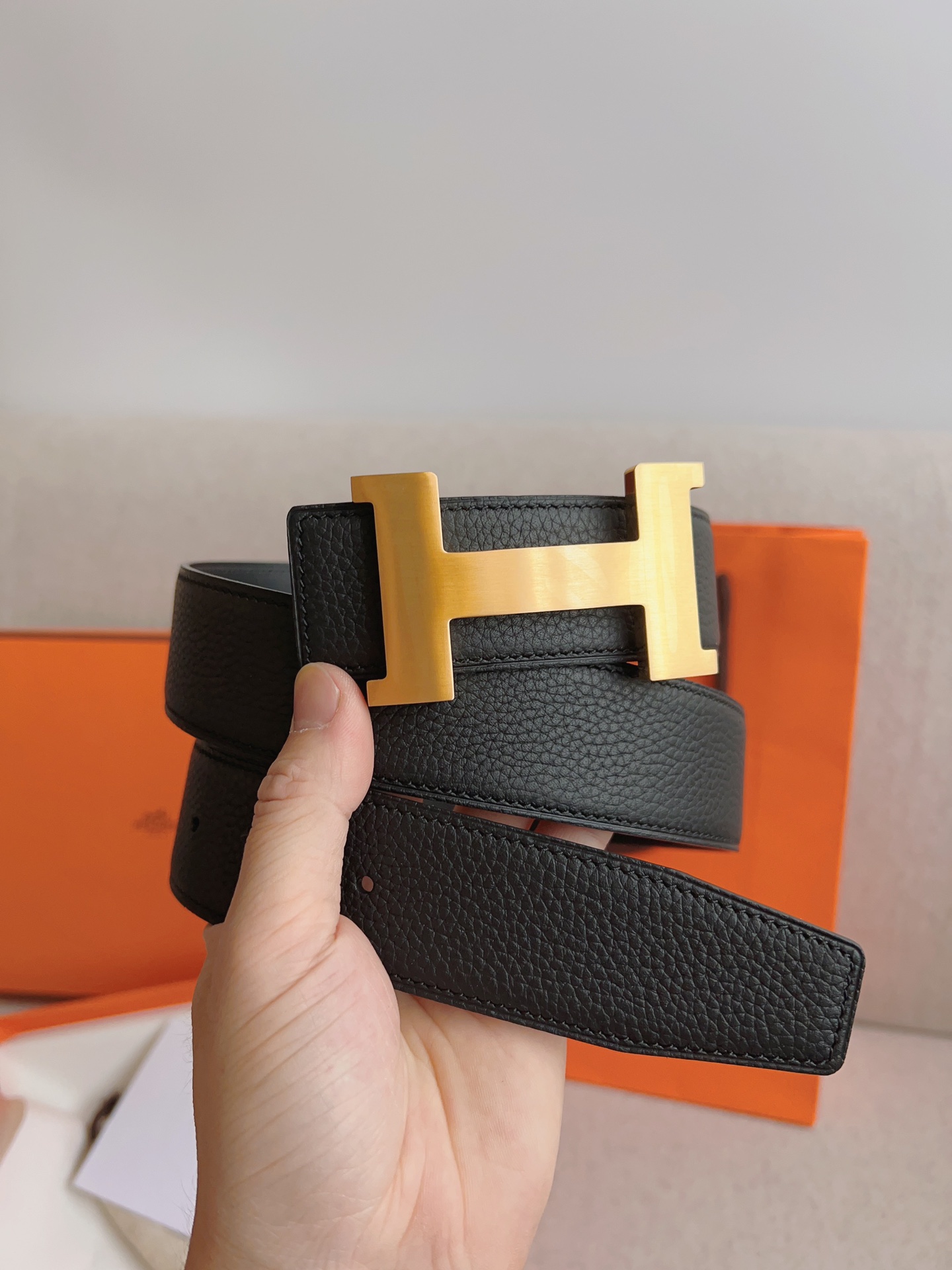 Hermes Men Belt Width 3.8cm