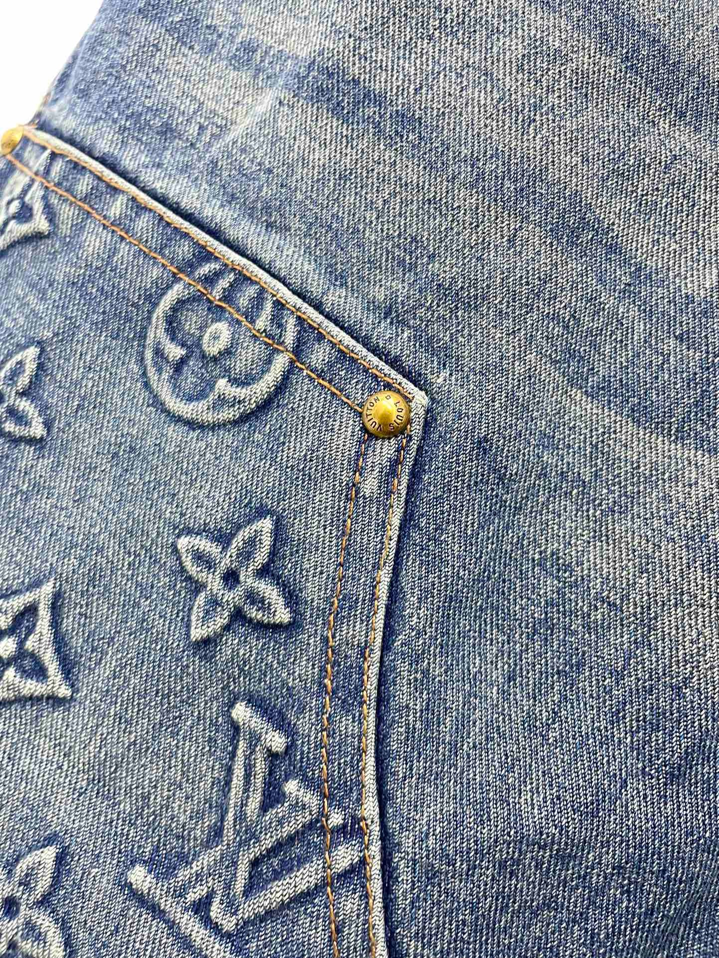 Louis Vuitton Unisex Jeans Size S-XL