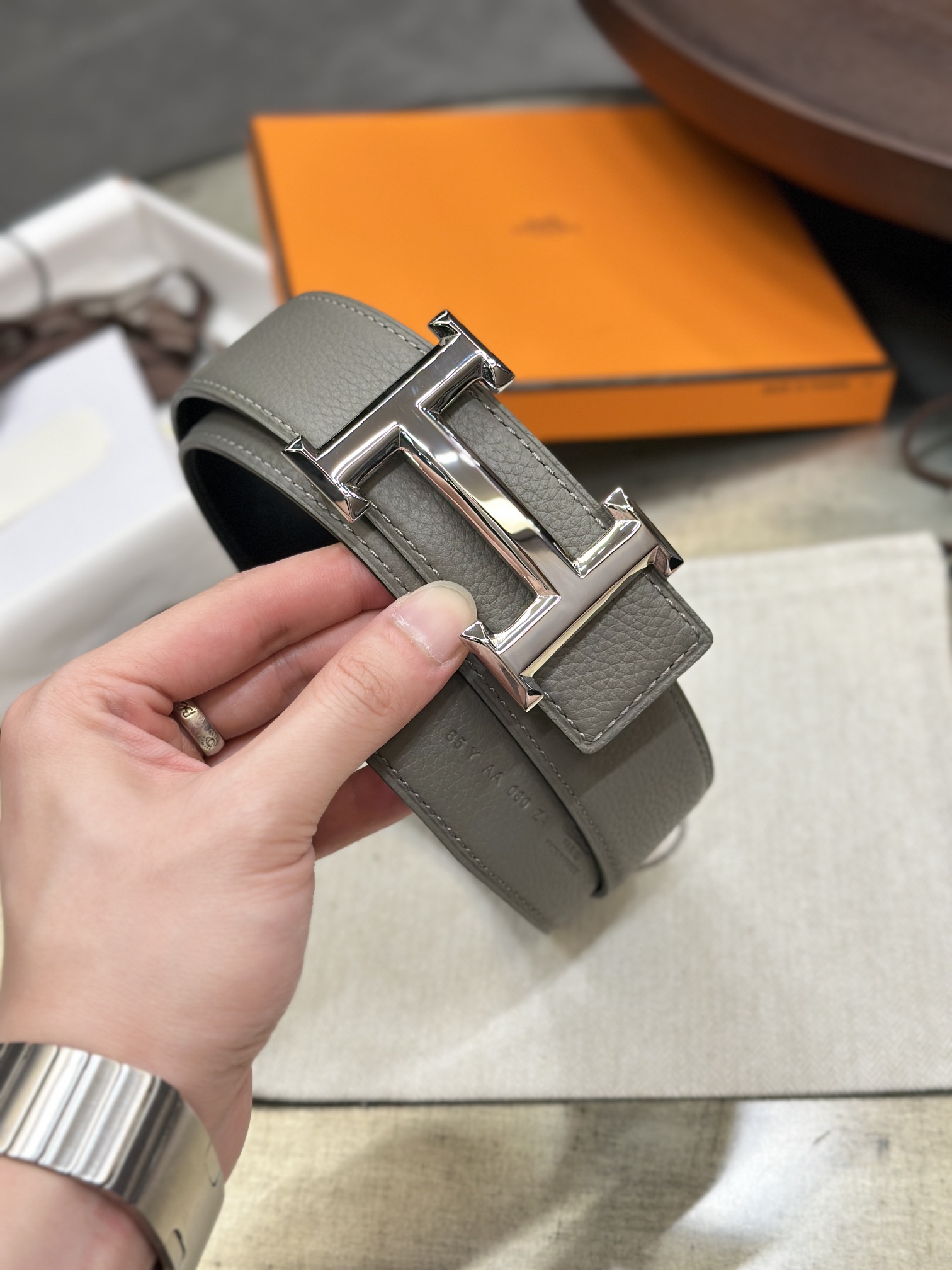 Hermes Men Belt Width 3.8cm