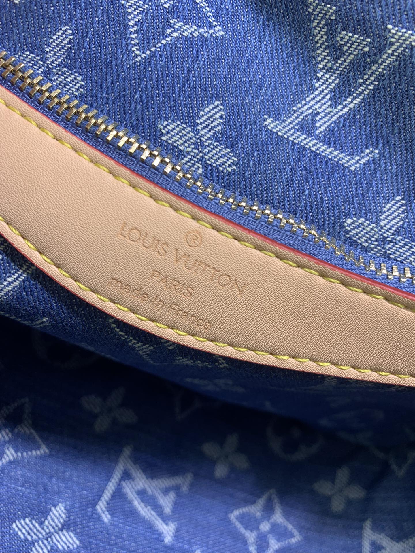 Louis Vuitton M45985 Diane Denim Cowboy Shoulder Bags Size 25*9*15cm