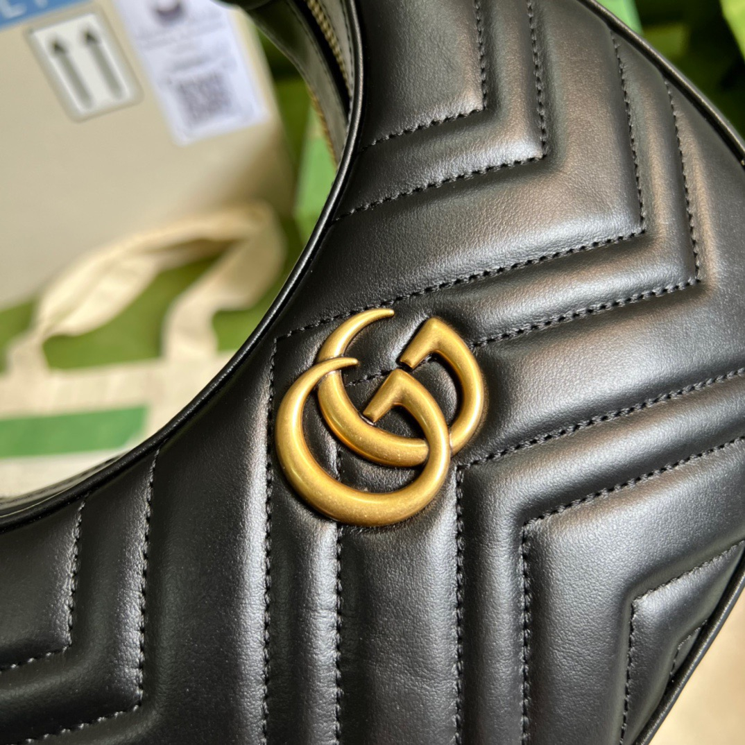 Gucci GG Marmont Half-moon-shaped Bags for Women Size 21*11*5cm
