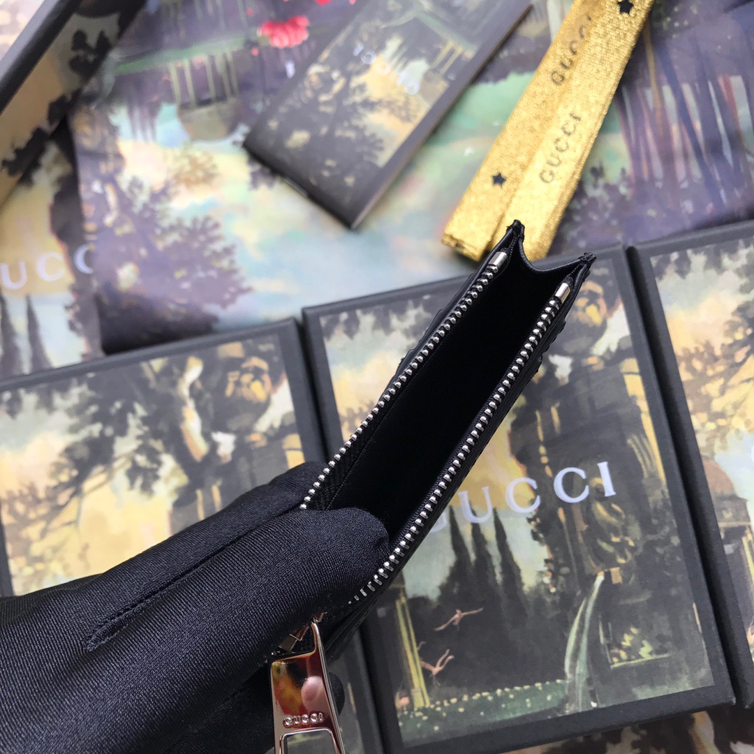 Gucci GG Gucci Signature card case Size 11.5*8*2cm Style: 597560