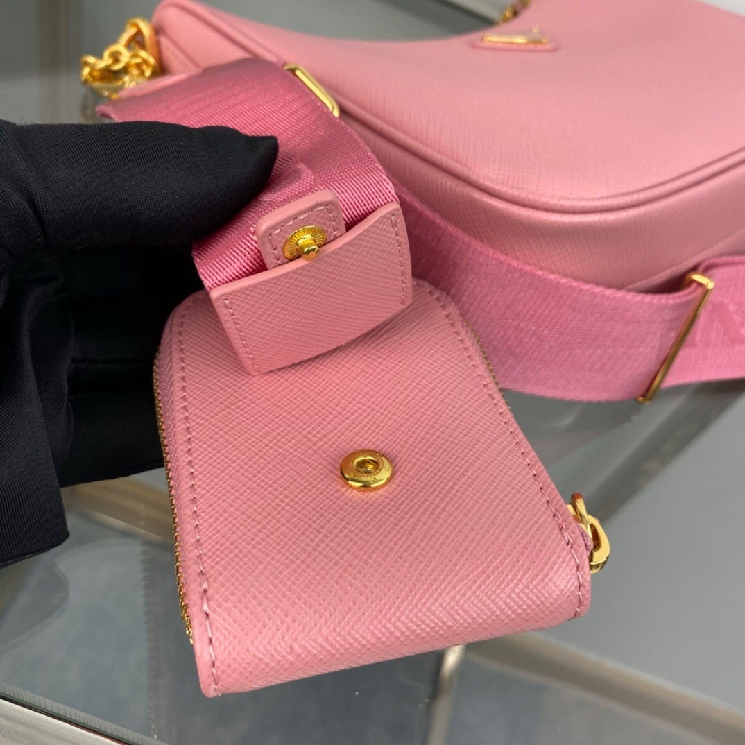 Prada 1BH204 Redition 2005 Women Bags Leather 22*18*6cm