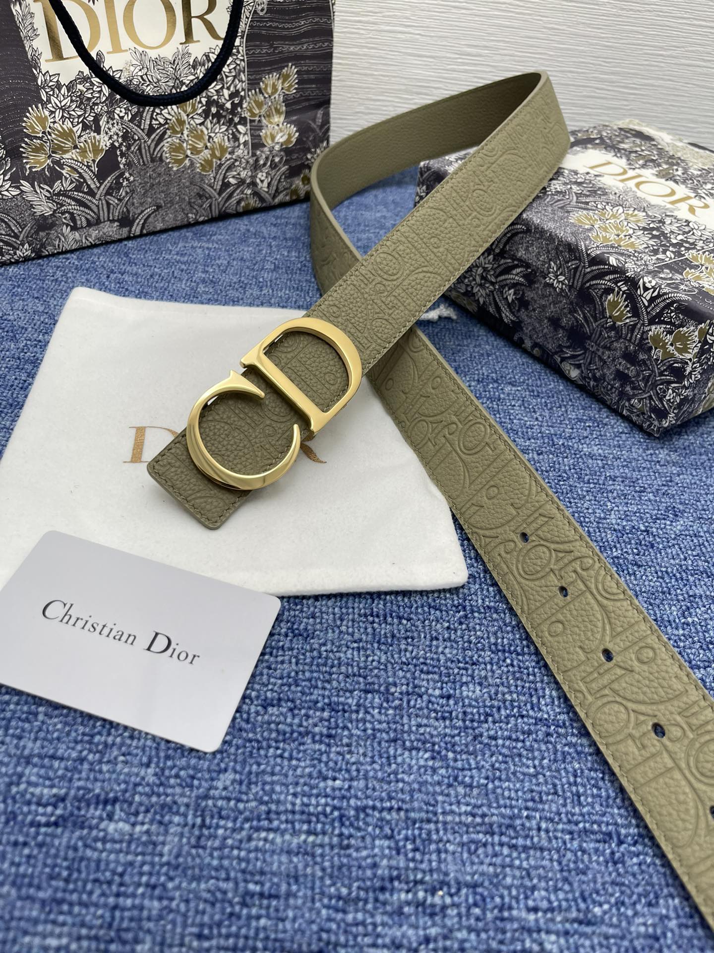 Dior Men Belt Width 3.5cm