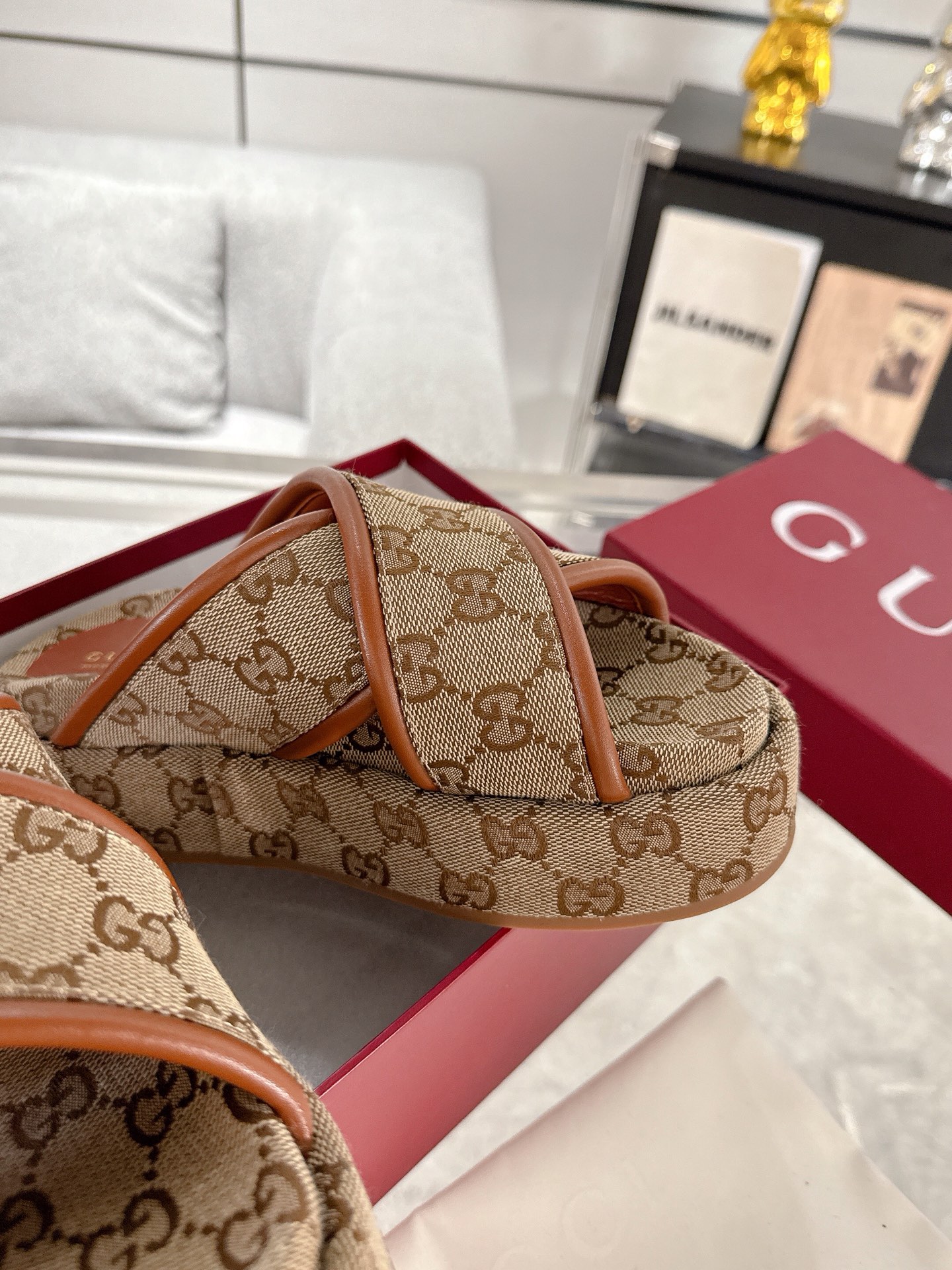 Gucci Platform Sandal Slippers Size 36-44