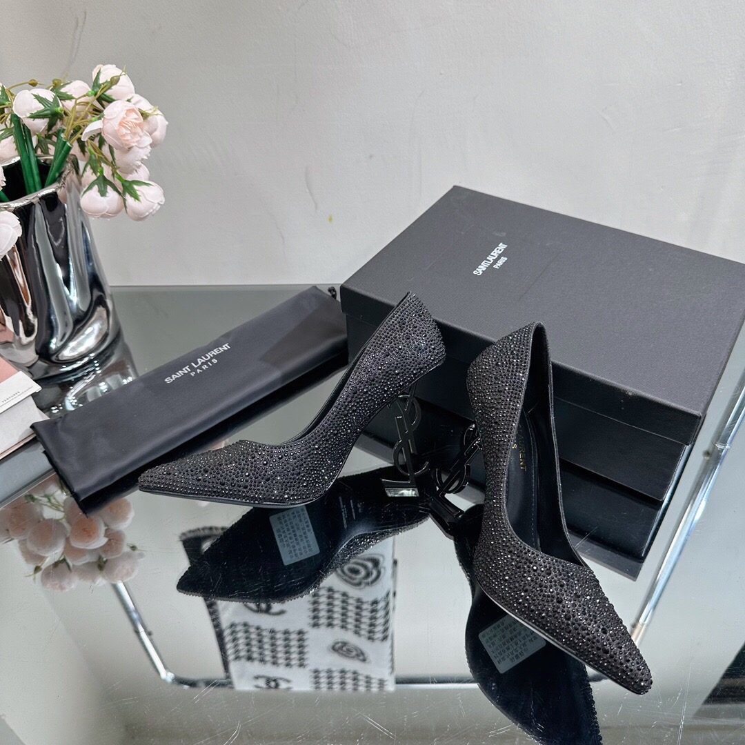YSL Full Diamond Pumps Size 35-41