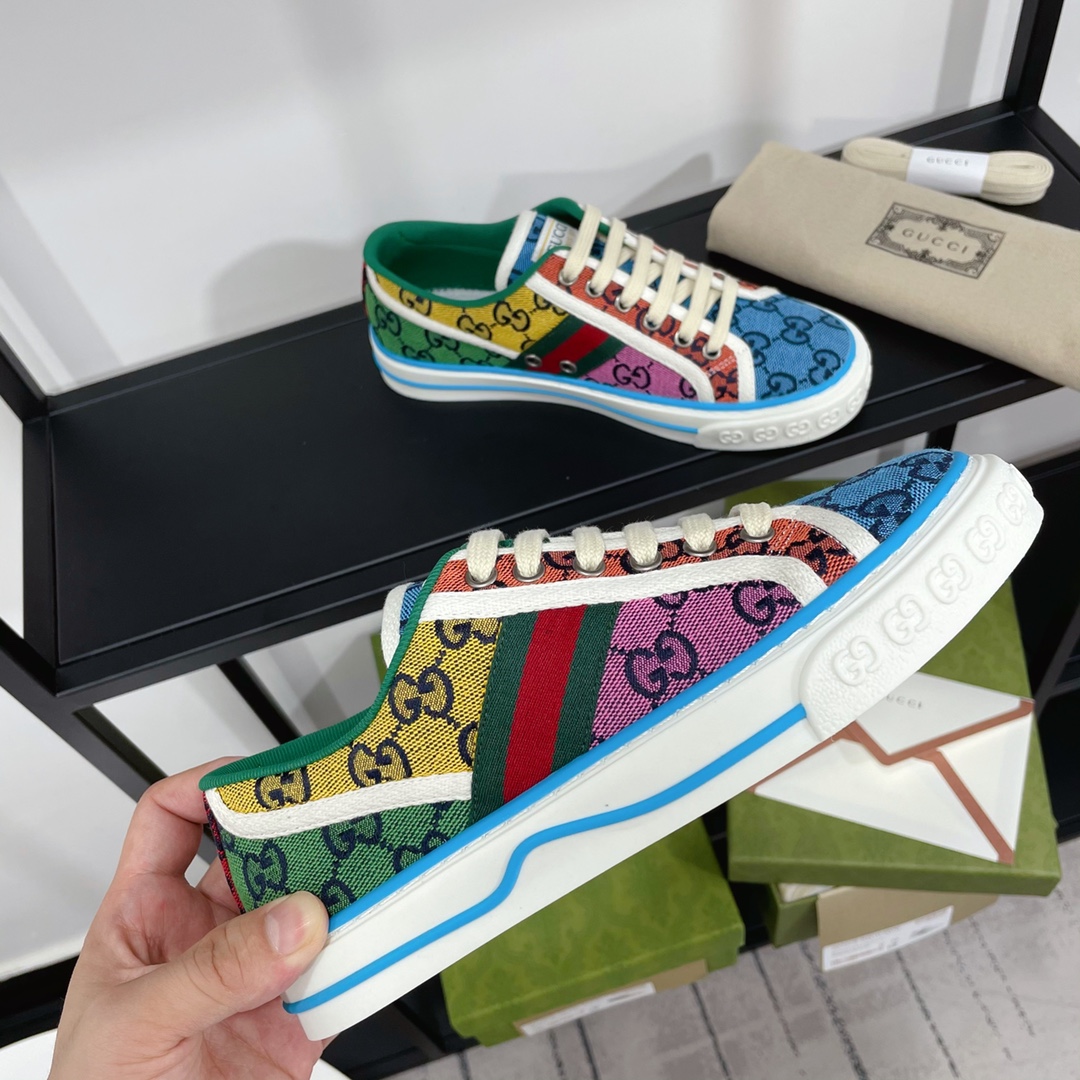 Men's GG Gucci Tennis 1977 sneaker Size 35-45 4-Color