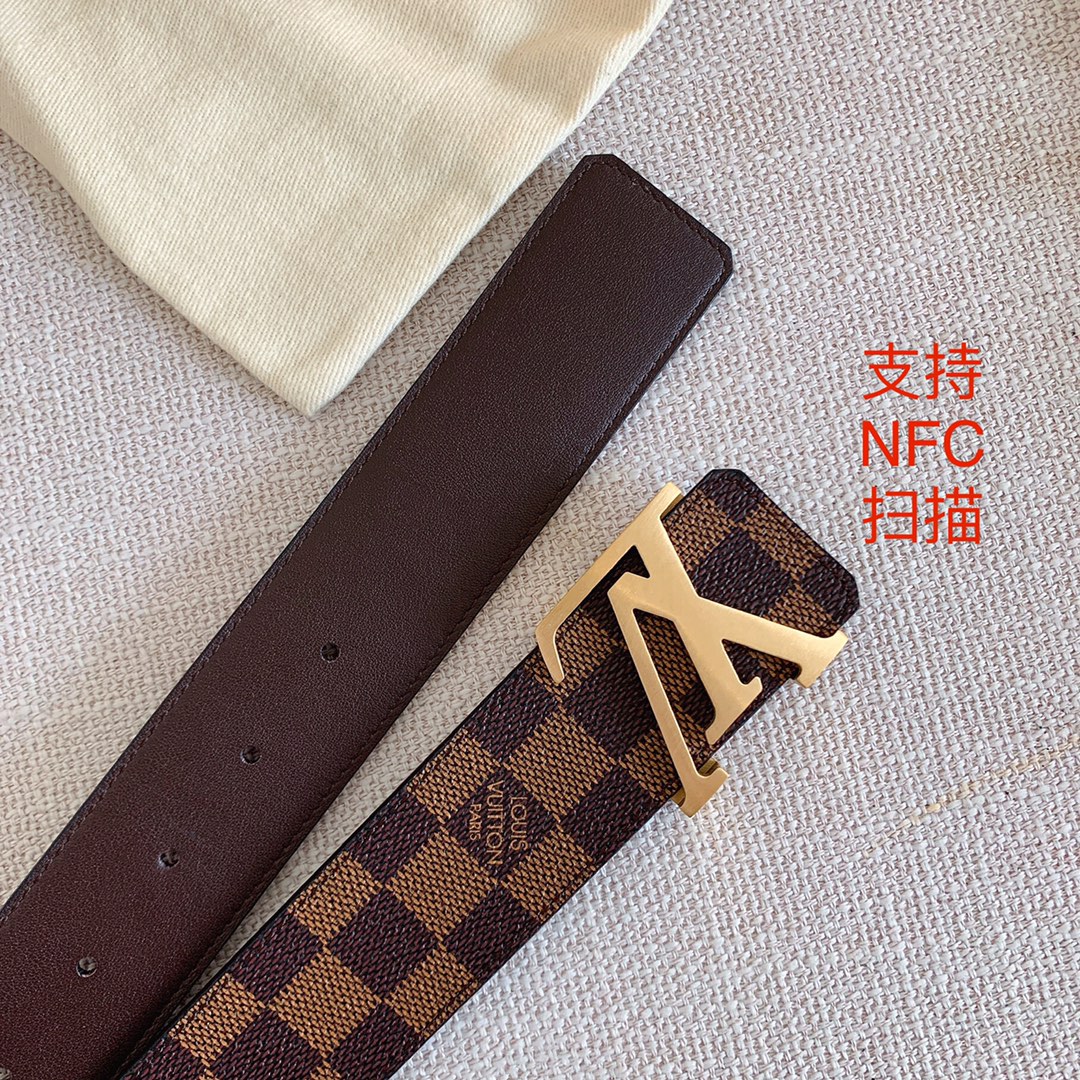 Louis Vuitton Men Belt Width 4cm