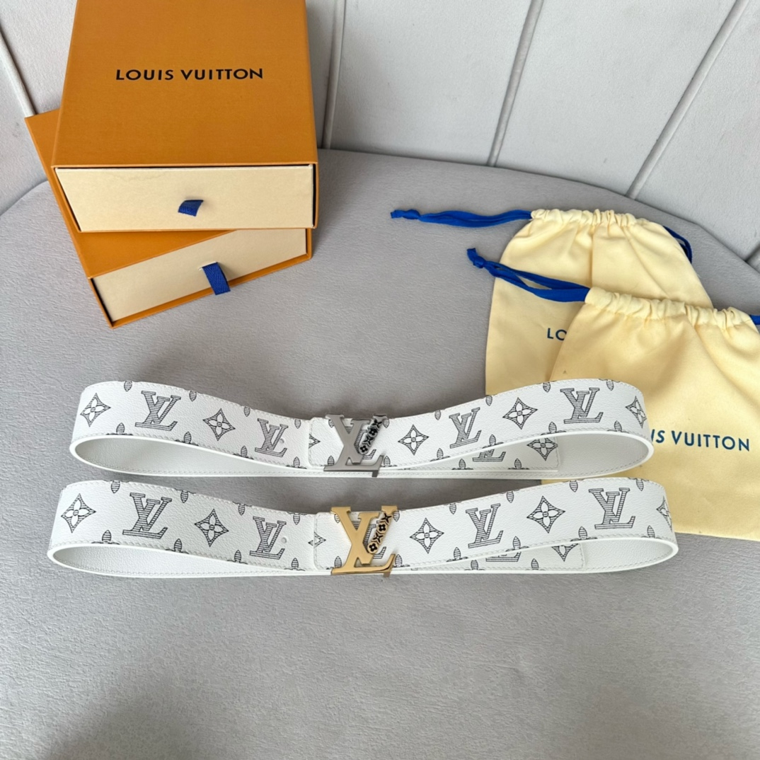 Louis Vuitton Men Belt Width 4cm