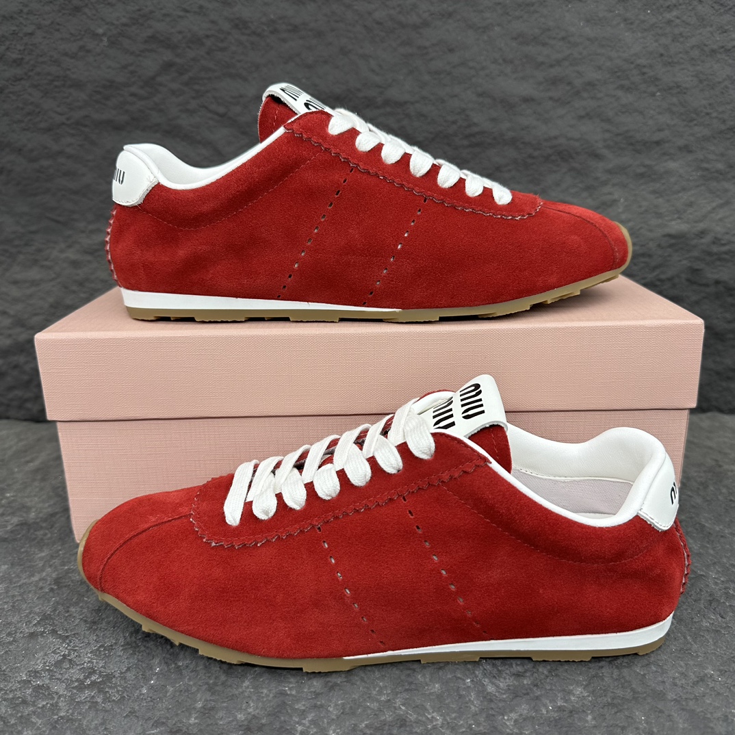 MiuMiu Plume Nappa Sneaker Size 35-40