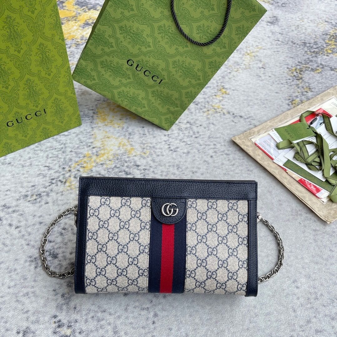 Gucci GG Ophidia Women Shoulder Bags Size 26*17*8cm