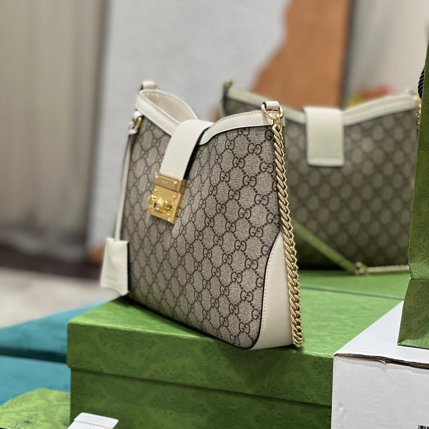 Gucci GG Ophidia GG Handbag for Women Size 32.5*24*5.5cm