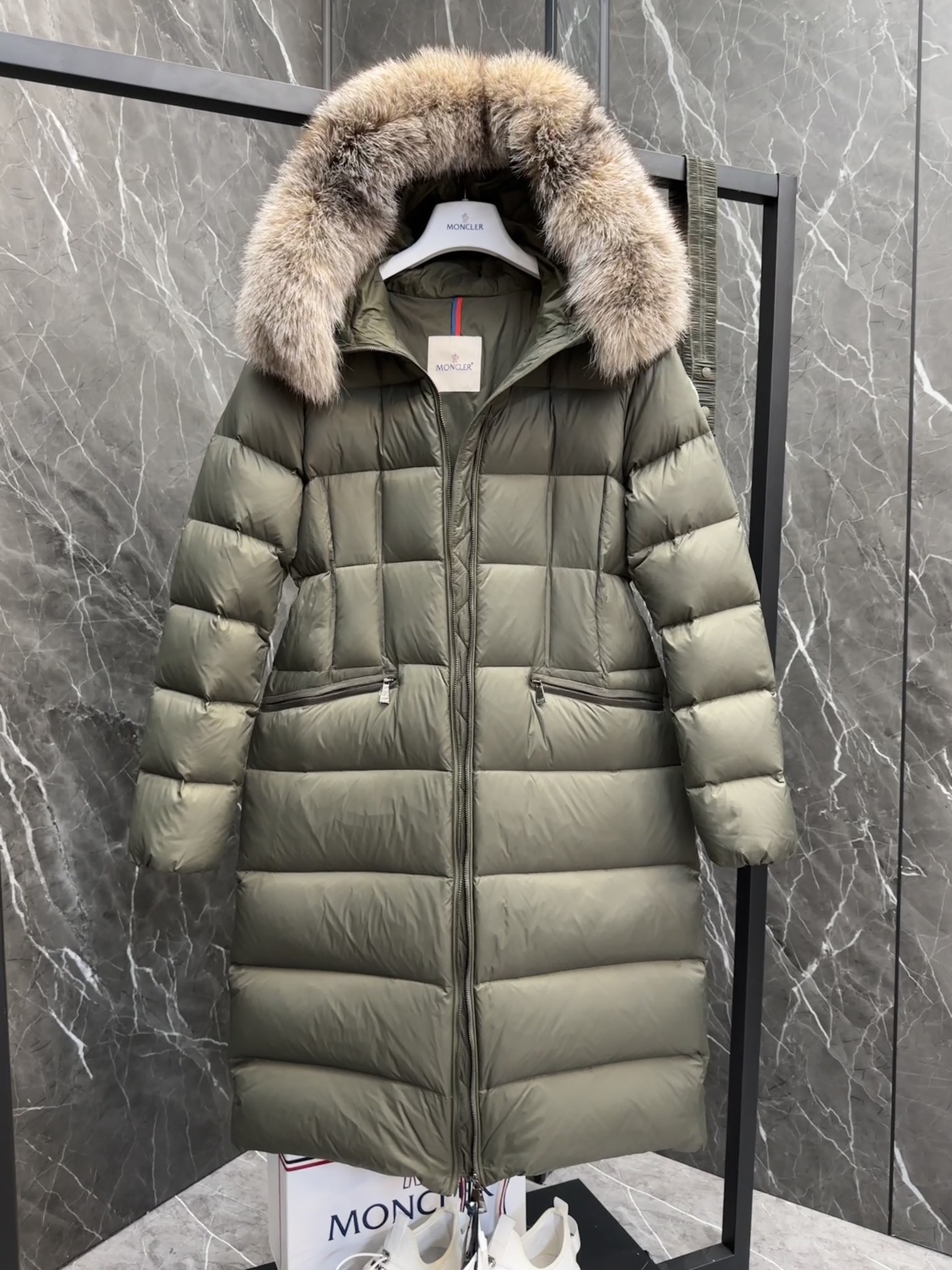 Moncler Boed Long Women Down Jacket Size S-XL
