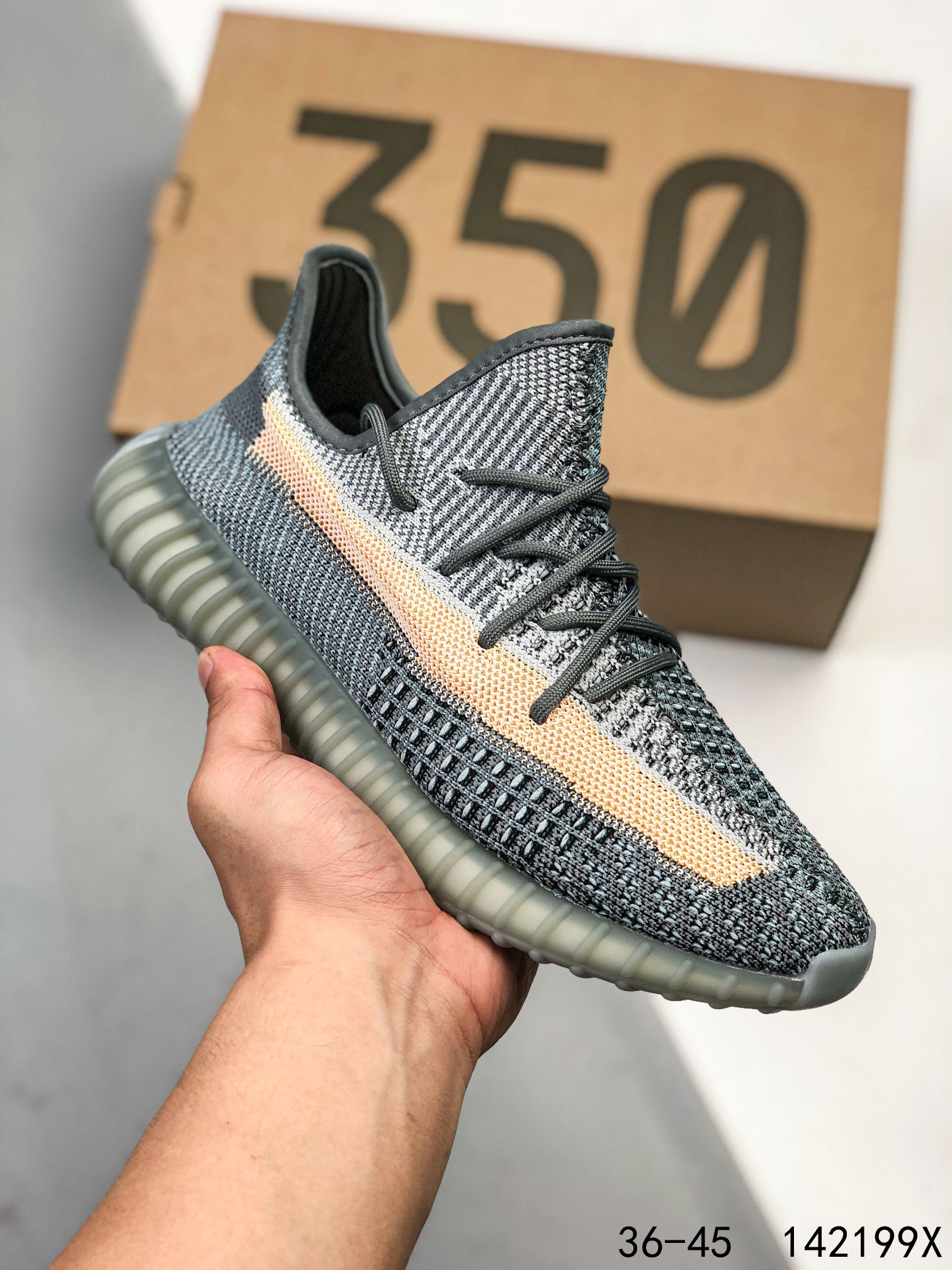 Yeezy 350 Boost 350 V2 Mens/Women Sneakers Shoes Light Green1 36 - 45