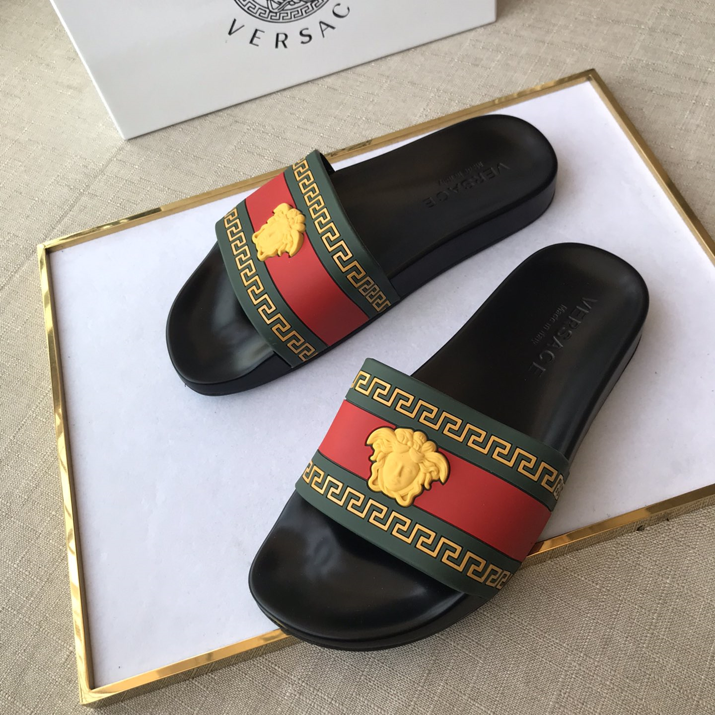 Versace Mens Women Sandals Gr. 36-46