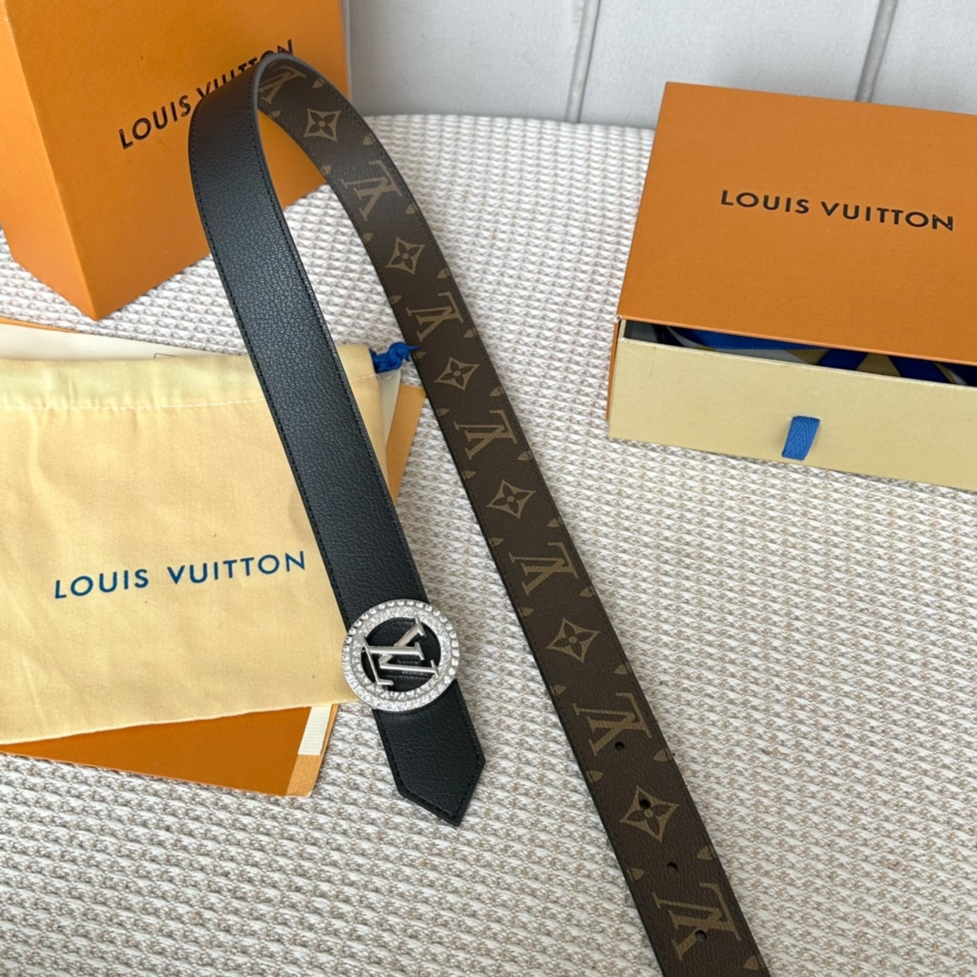 Louis Vuitton Women Belt Width 3.5cm