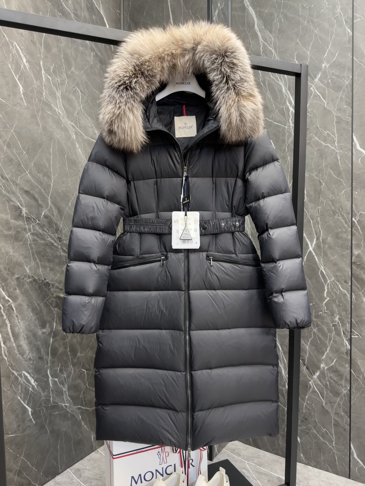 Moncler Boed Long Women Down Jacket Size S-XL
