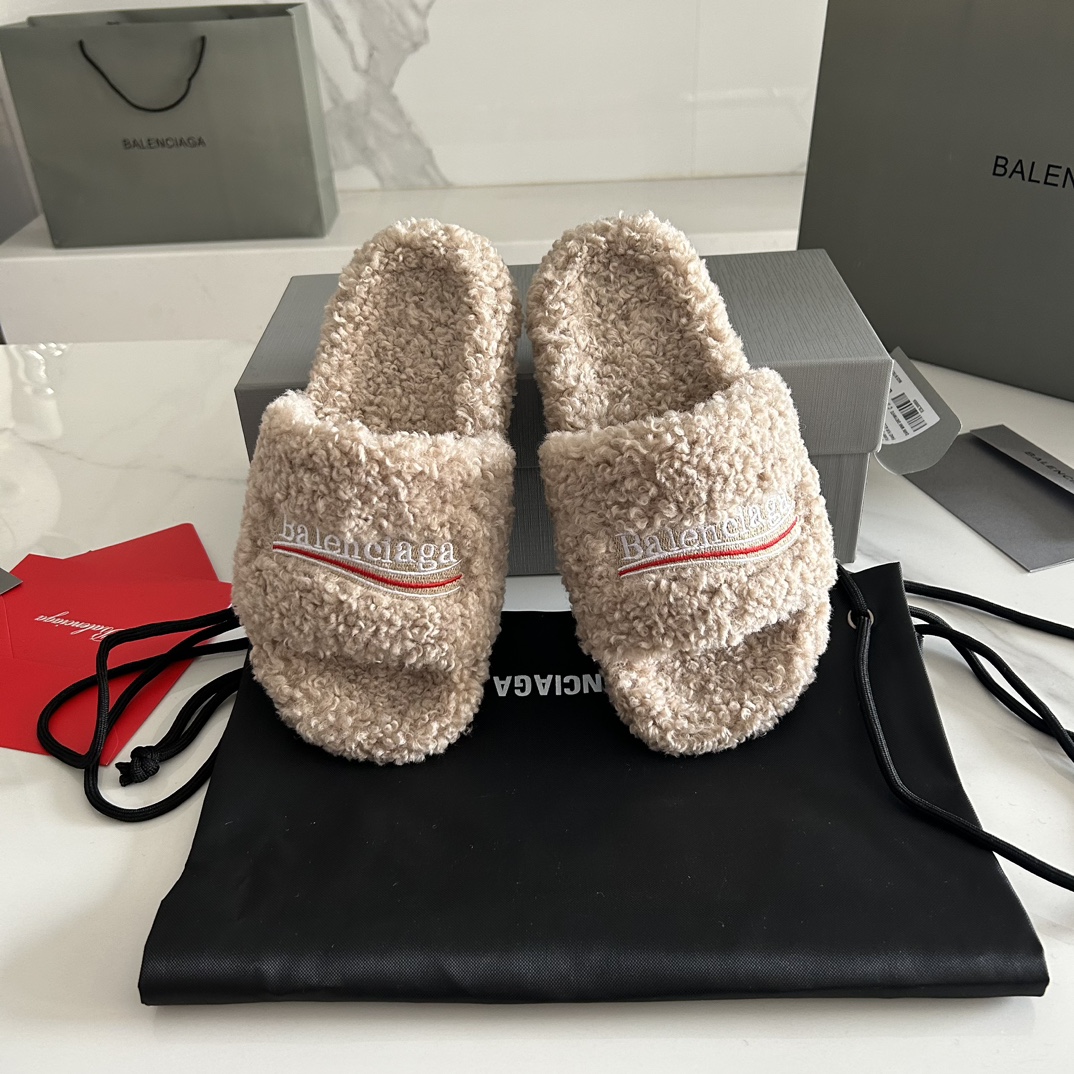 Balenciaga 23FW New Winter Slippers Size 35-41
