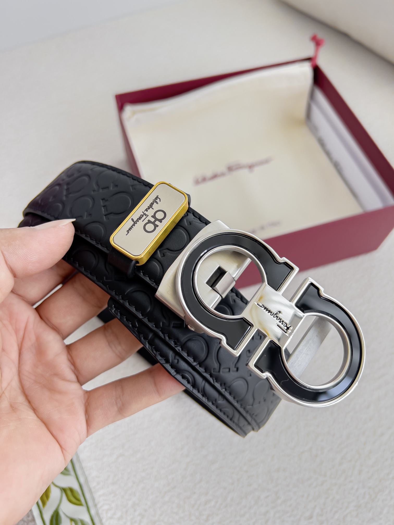 Ferragamo Men Belt Width 3.5cm