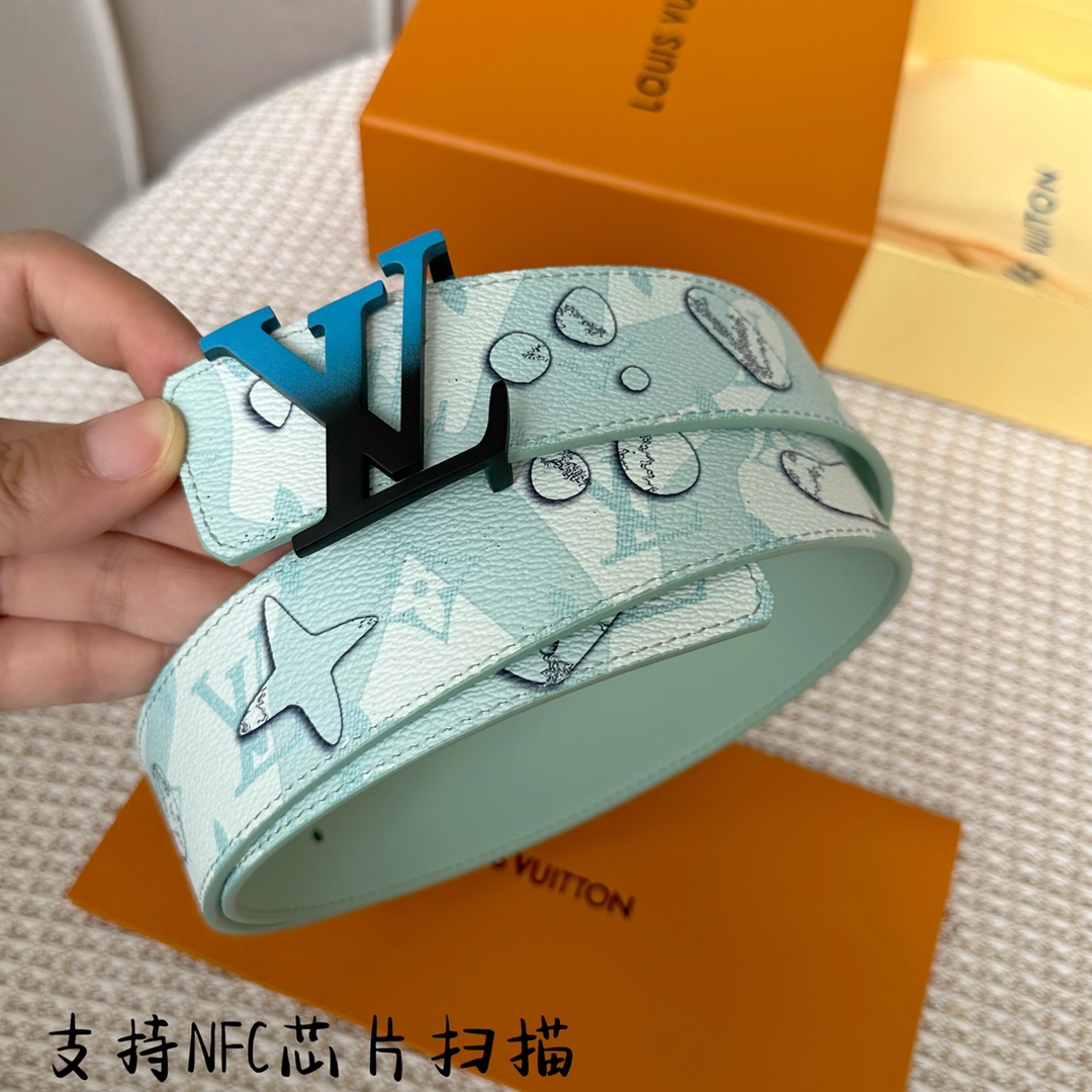 Louis Vuitton Men Belt Width 4cm