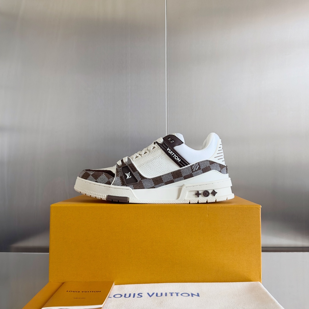 Louis Vuitton LV Trainer Damier New Men Sneaker Size 40-45