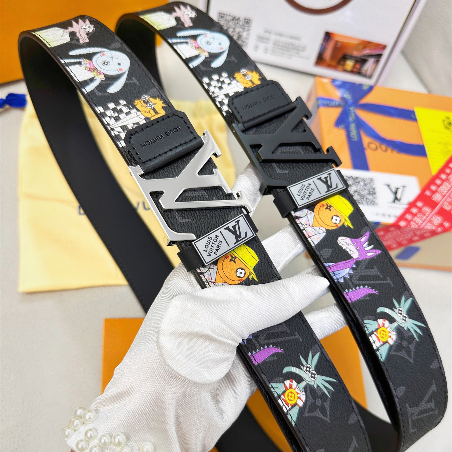 Louis Vuitton Men Belt Width 3.8cm