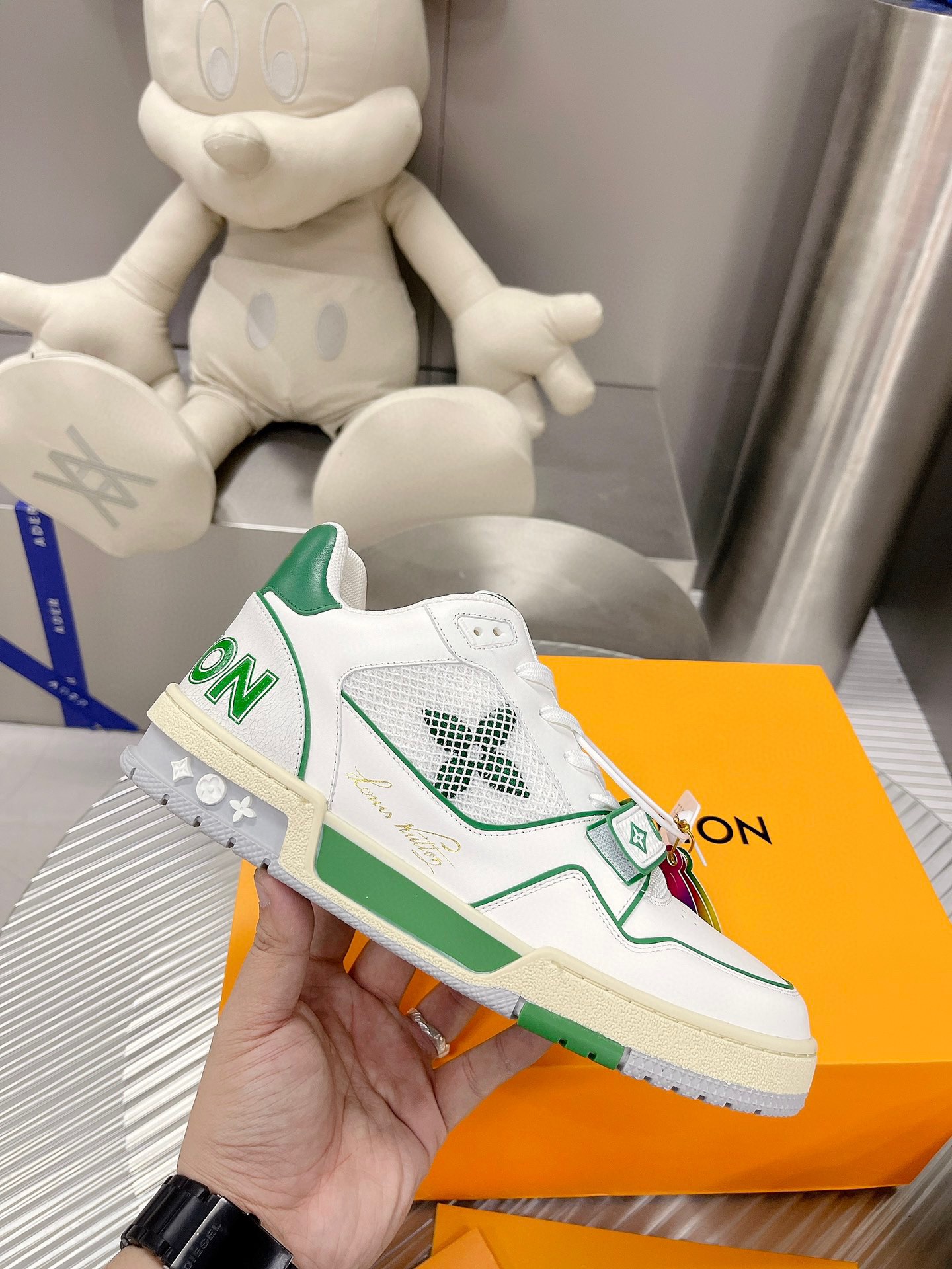 Louis Vuitton LV Trainer Velcro Strap Sneaker Size 36-46