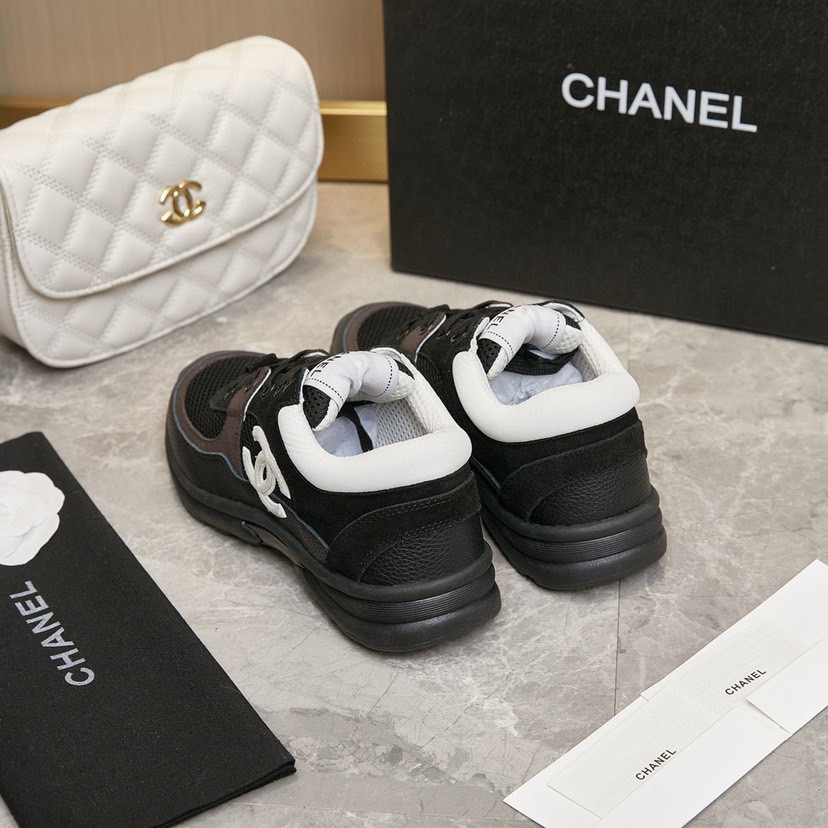 Chanel 2024 New Coton Tweed Sneaker Size 36-46