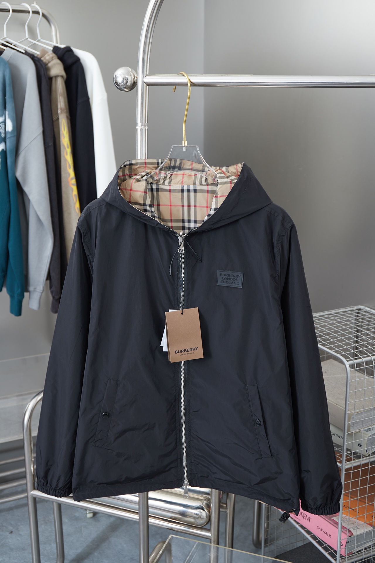 Burberry New 25ss Jacket Plaid Size S-XL