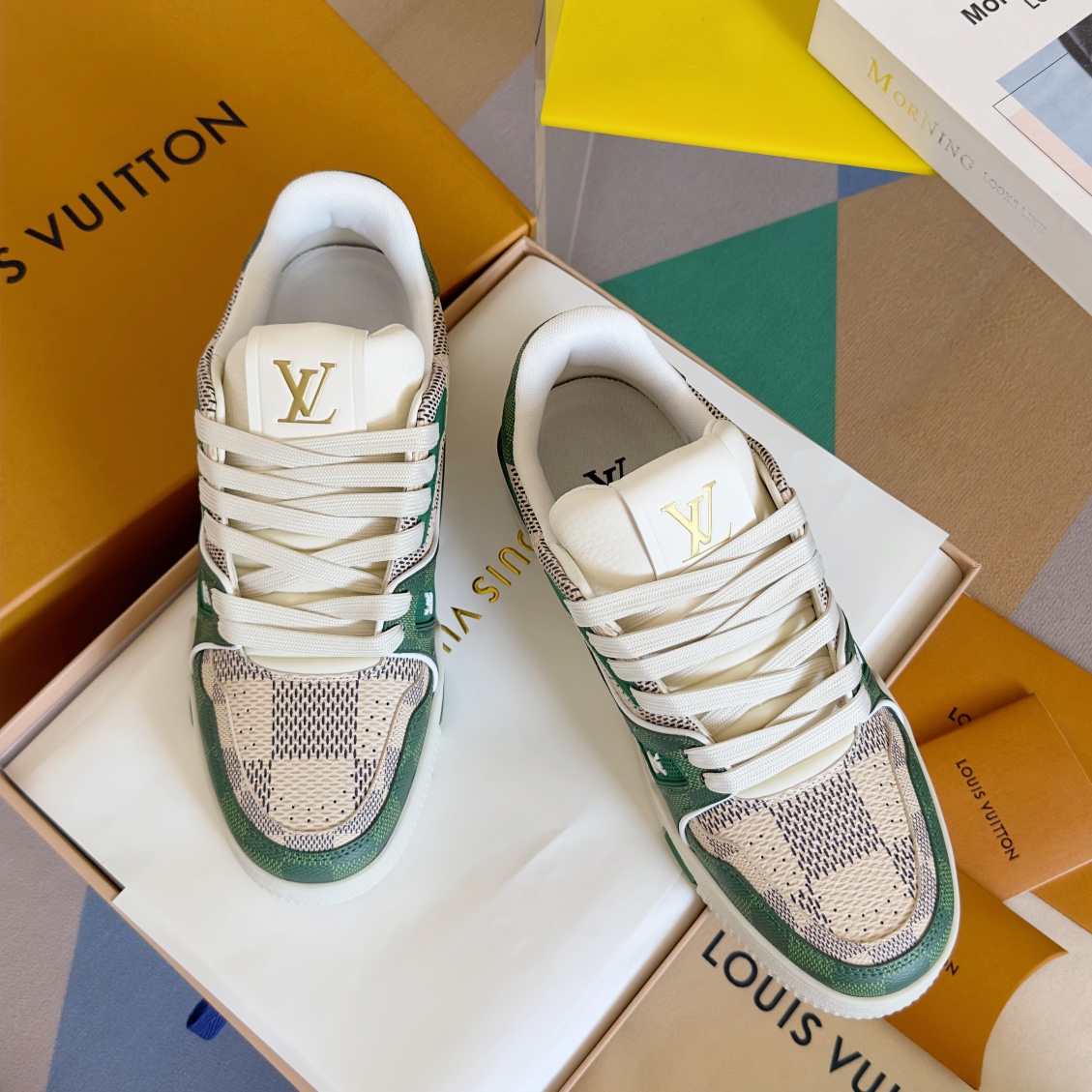 Louis Vuitton 2024New LV Trainer Sneaker Size 36-46