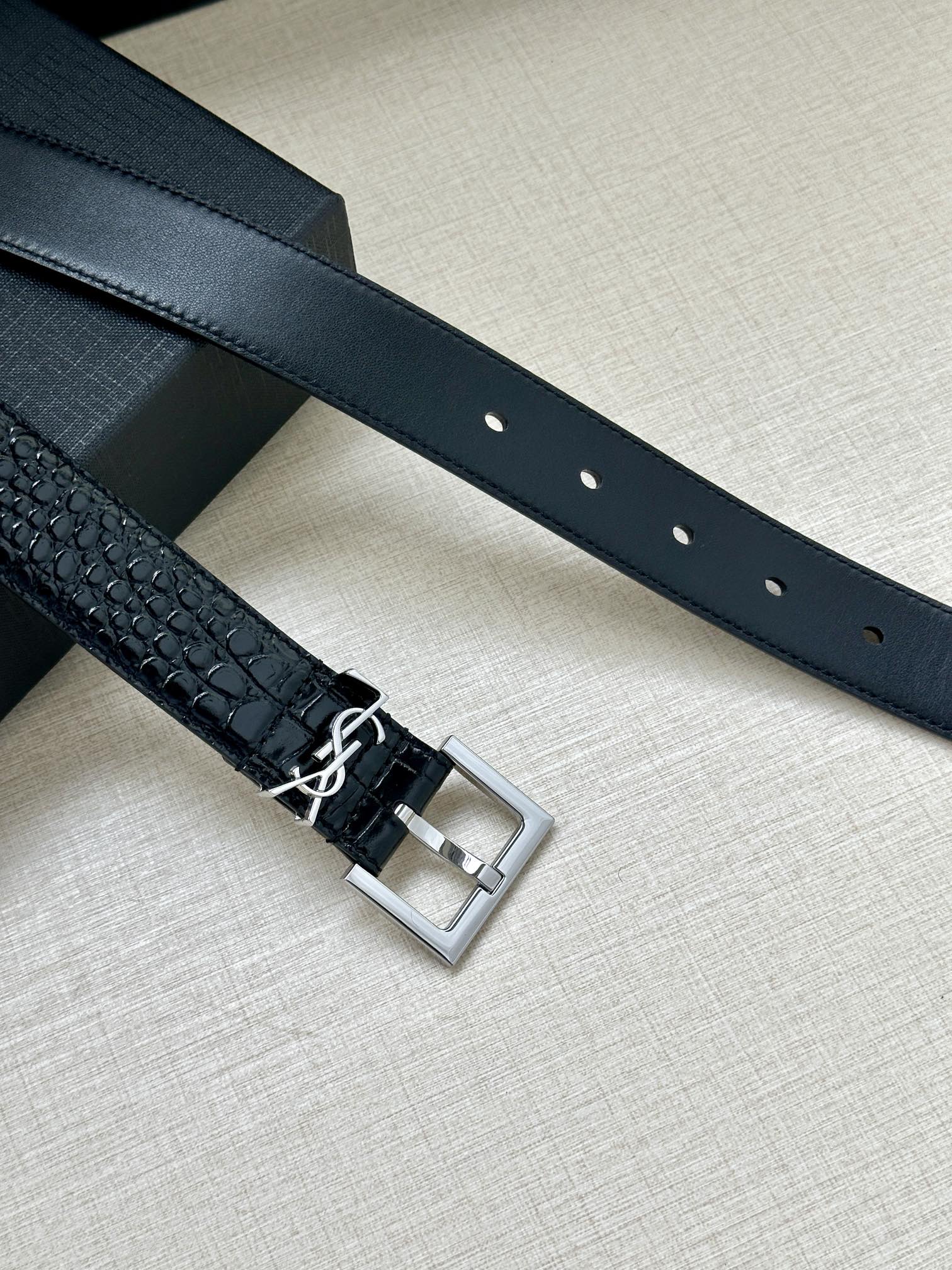 YSL Women Belt Width 3cm